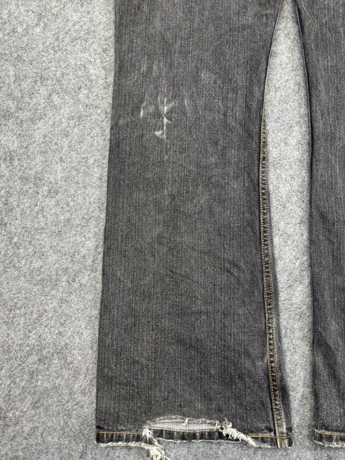 Japanese Brand 💥Flare💥Nylaus Design Works Black Wash Flare Denim F901 Size US 33 - 10 Thumbnail