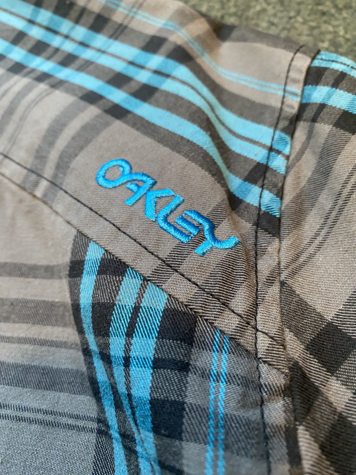 Oakley × Vintage OAKLEY PLAID GRAY JACKET Size US L / EU 52-54 / 3 - 9 Thumbnail
