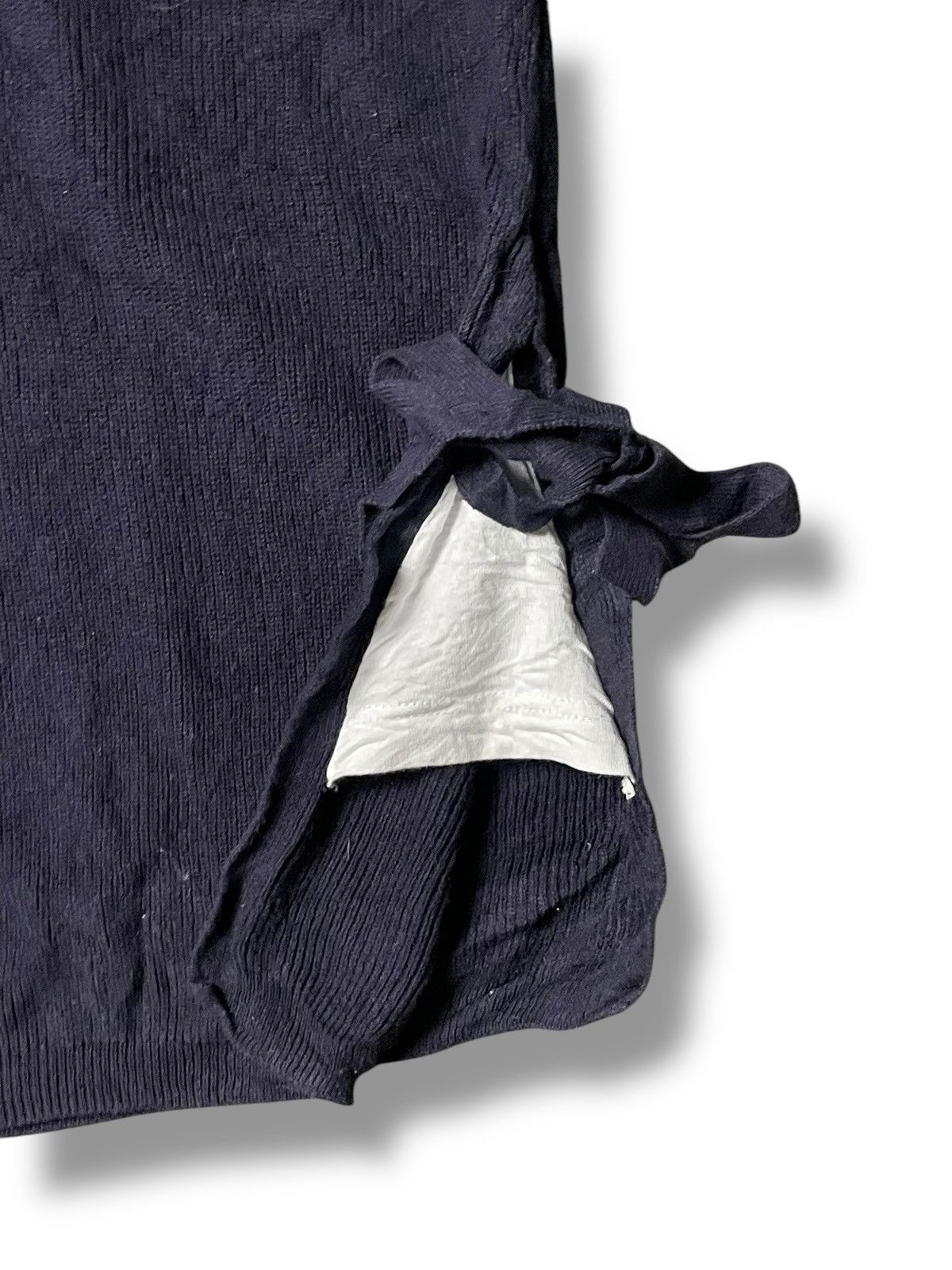 Designer × Japanese Brand × Vintage Sunny Clouds Open Side Knitted Vest Two Piece Shirt(44) Size L / US 10 / IT 46 - 3 Thumbnail