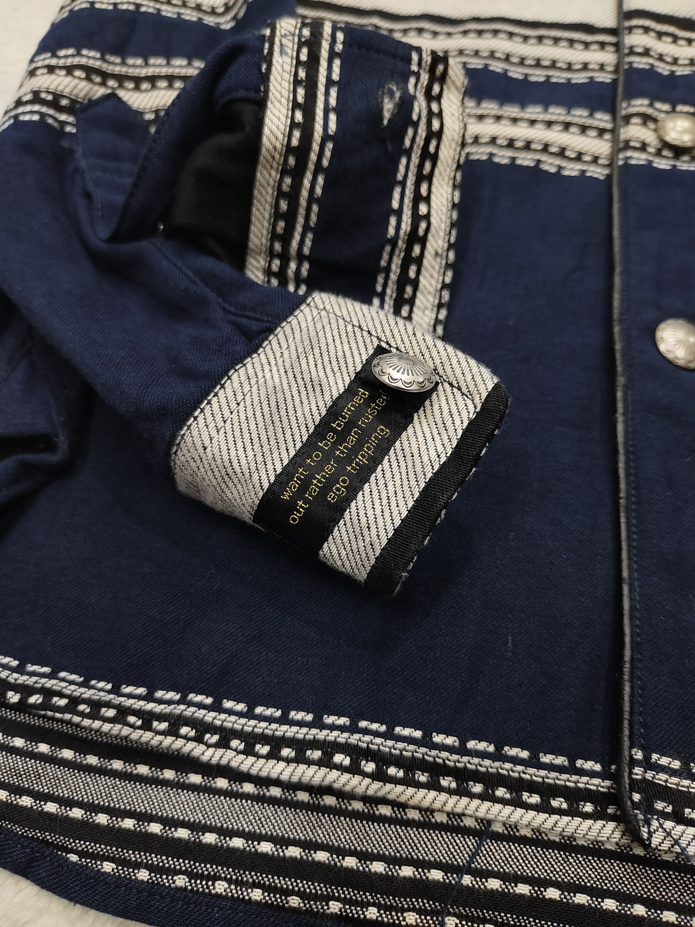Ego Tripping 🇯🇵 Ego Tripping 🇯🇵 Striped Rugged Flannel Shirt Size US M / EU 48-50 / 2 - 3 Thumbnail