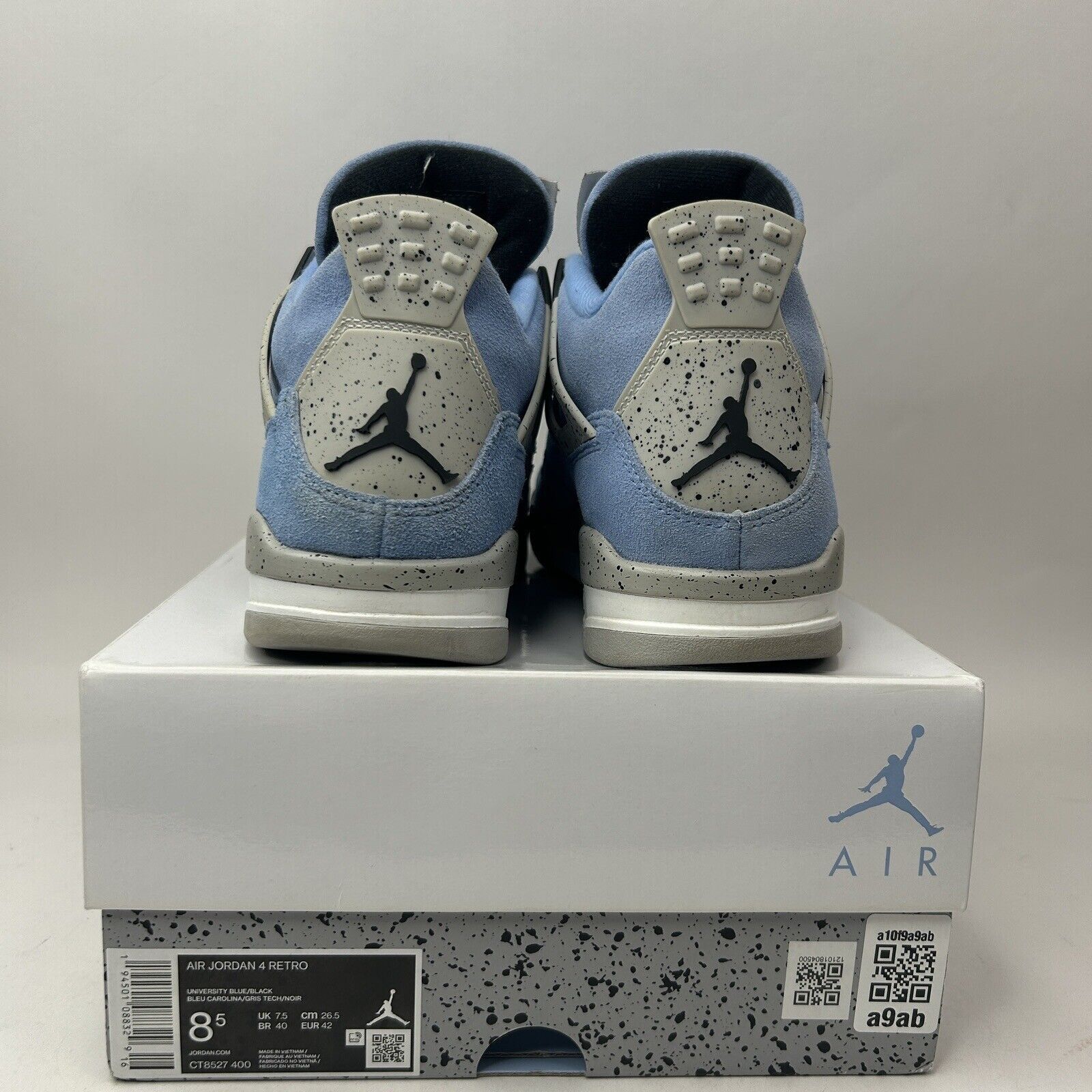 Nike Nike Shoes Air Jordan 4 Retro “University Blue/UNC” 2023 Size US 8.5 / EU 41-42 - 6 Thumbnail