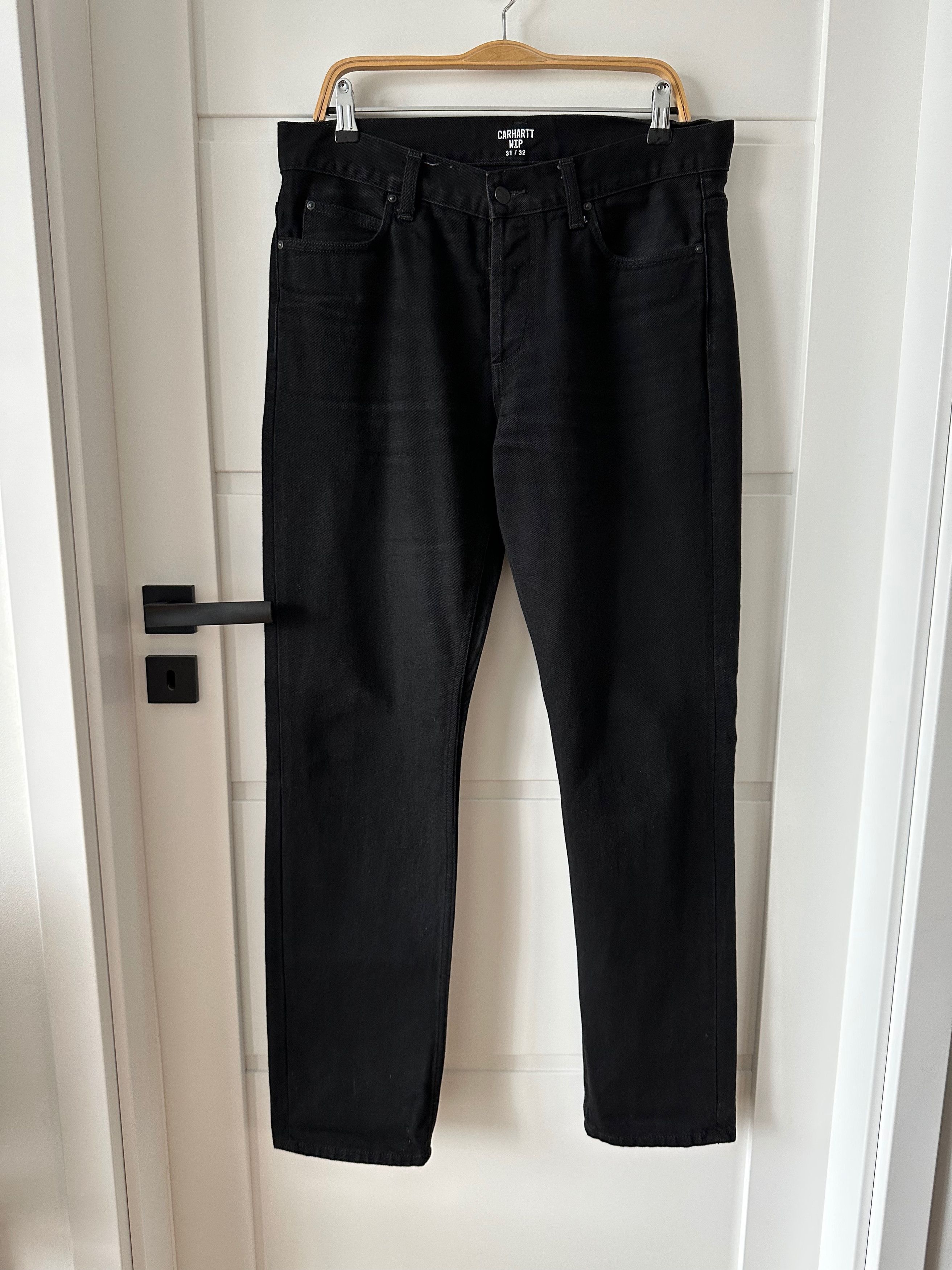 Carhartt Carhartt Wip Texas pant black denim jeans pants Size US 32 / EU 48 - 1 Thumbnail