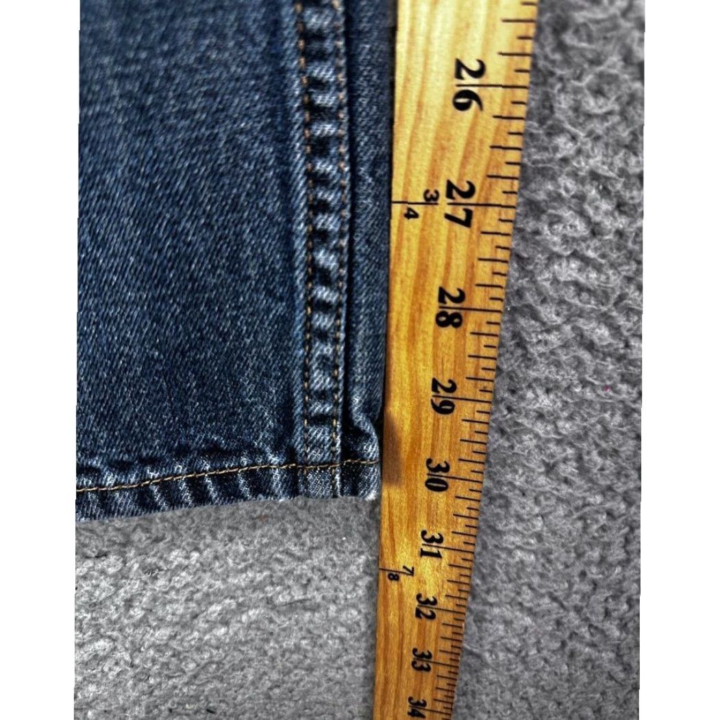 Levi's Levi's 505 Jeans Mens 34X32 Blue Distressed Regular Fit Straight Leg Denim Casual Jeans Regular 34X32 Mens Blue Distressed 505 Size US 34 / EU 50 - 7 Thumbnail