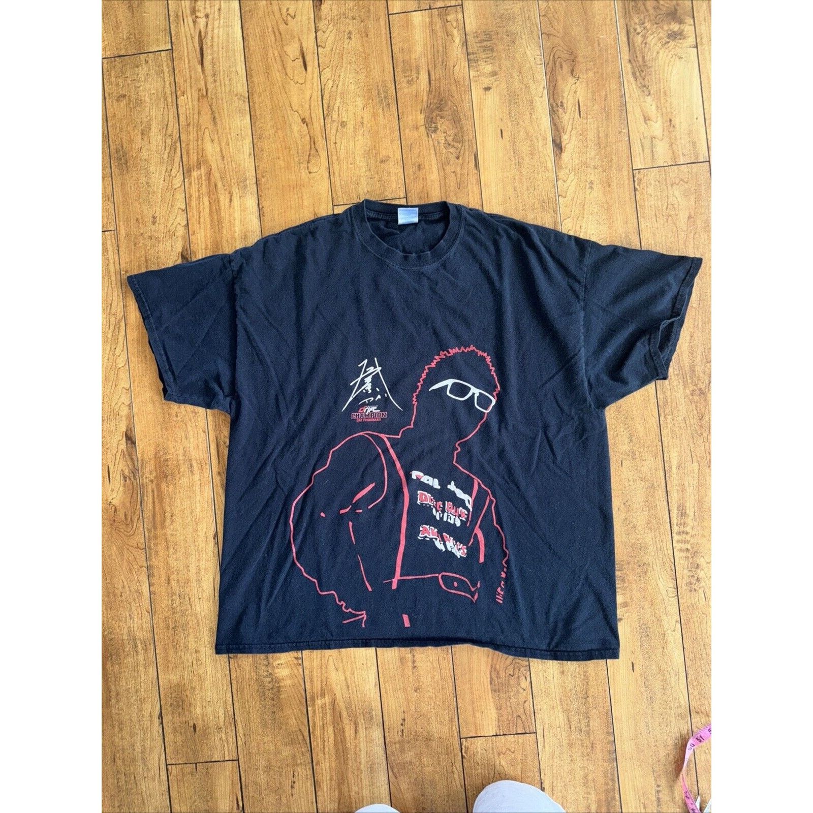 Japanese Brand × Vintage Dai Yoshihara T-Shirt Black 2XL 25x29 Size US XXL / EU 58 / 5 - 1 Thumbnail