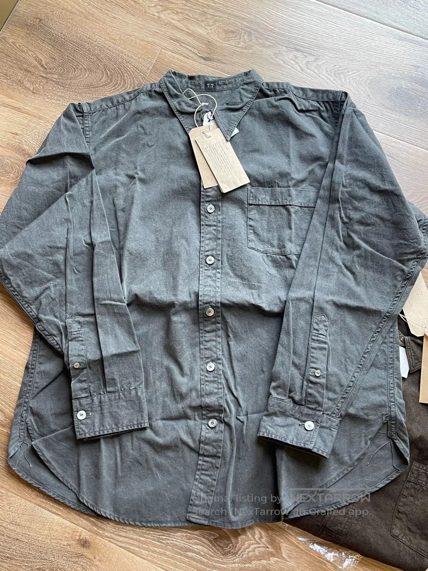 D.TT.K T.T LOT.106 Narrow Collar Shirt. Size US M / EU 48-50 / 2 - 2 Thumbnail
