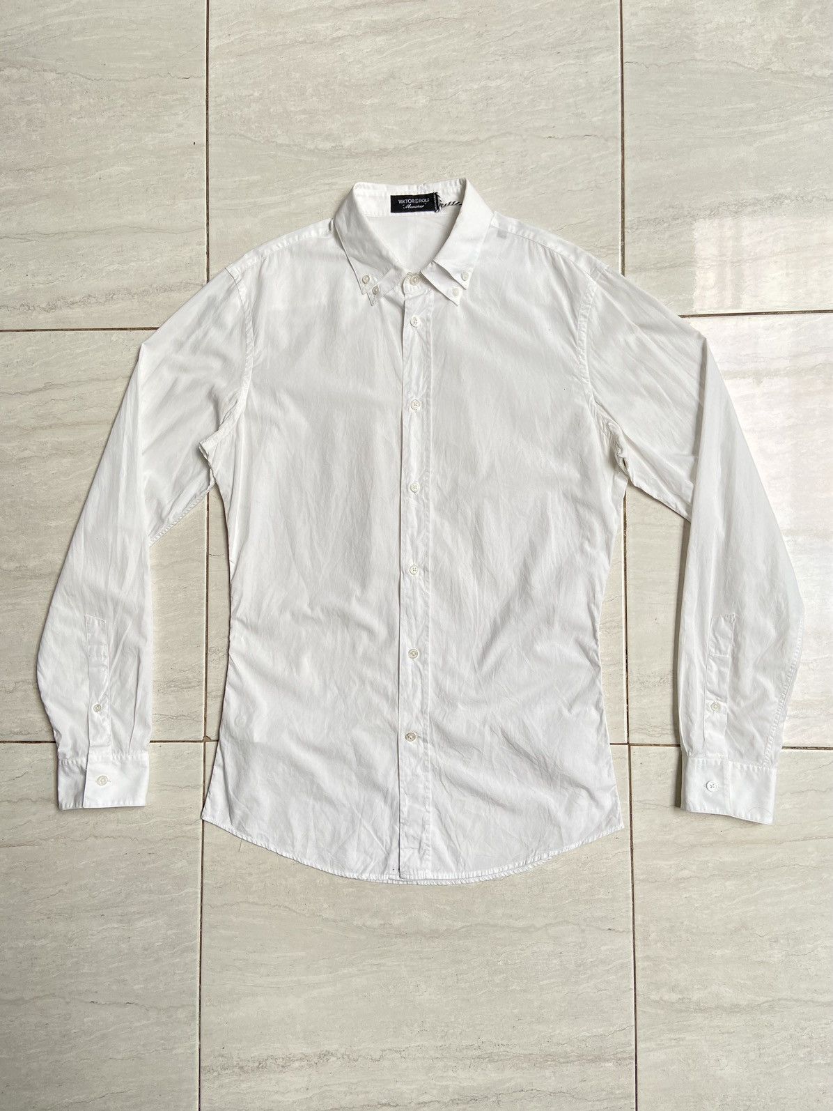 Viktor & Rolf VIKTOR & ROLF White Shirt Size US L / EU 52-54 / 3 - 1 Thumbnail