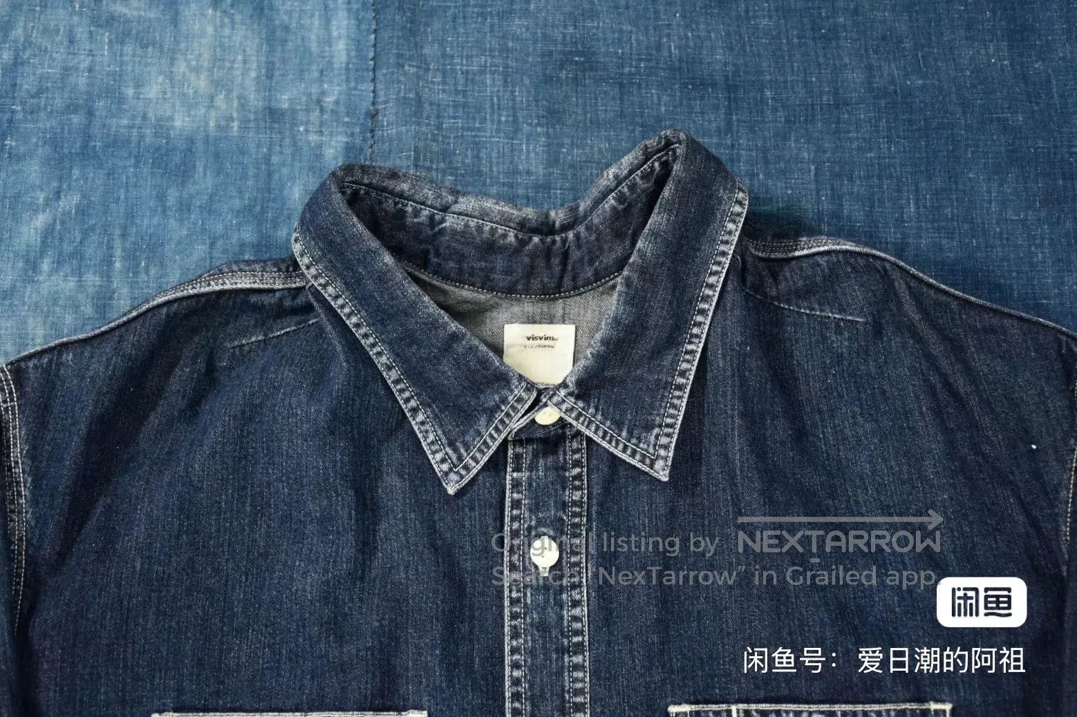 Visvim Visvim Lumber Shirt Dark Indigo Denim. Size US L / EU 52-54 / 3 - 3 Thumbnail