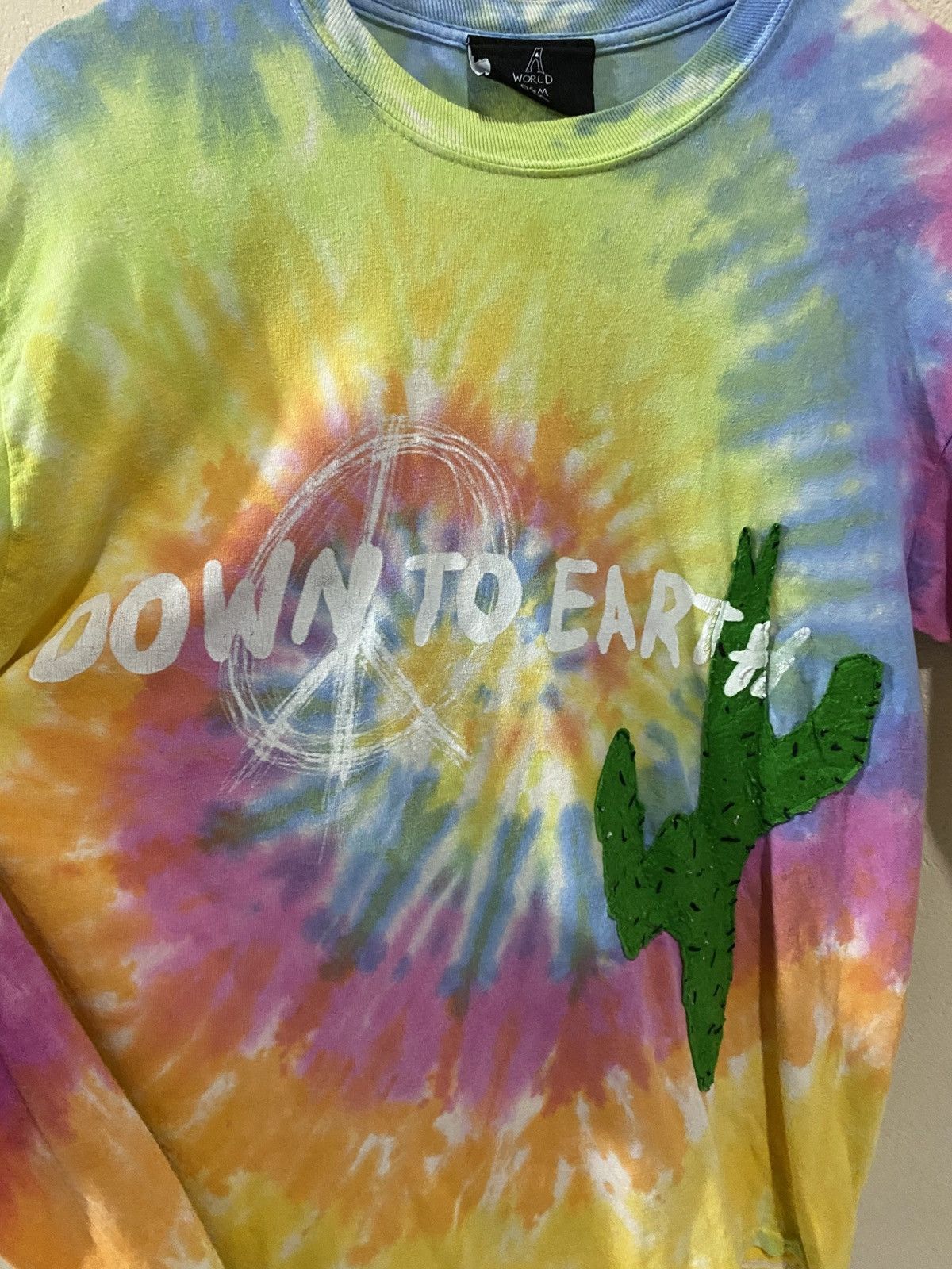 Dover Street Market × Travis Scott Travis Scott DSM 2019 Down To Earth Tie Dye Long Sleeve Rare Size US M / EU 48-50 / 2 - 4 Thumbnail