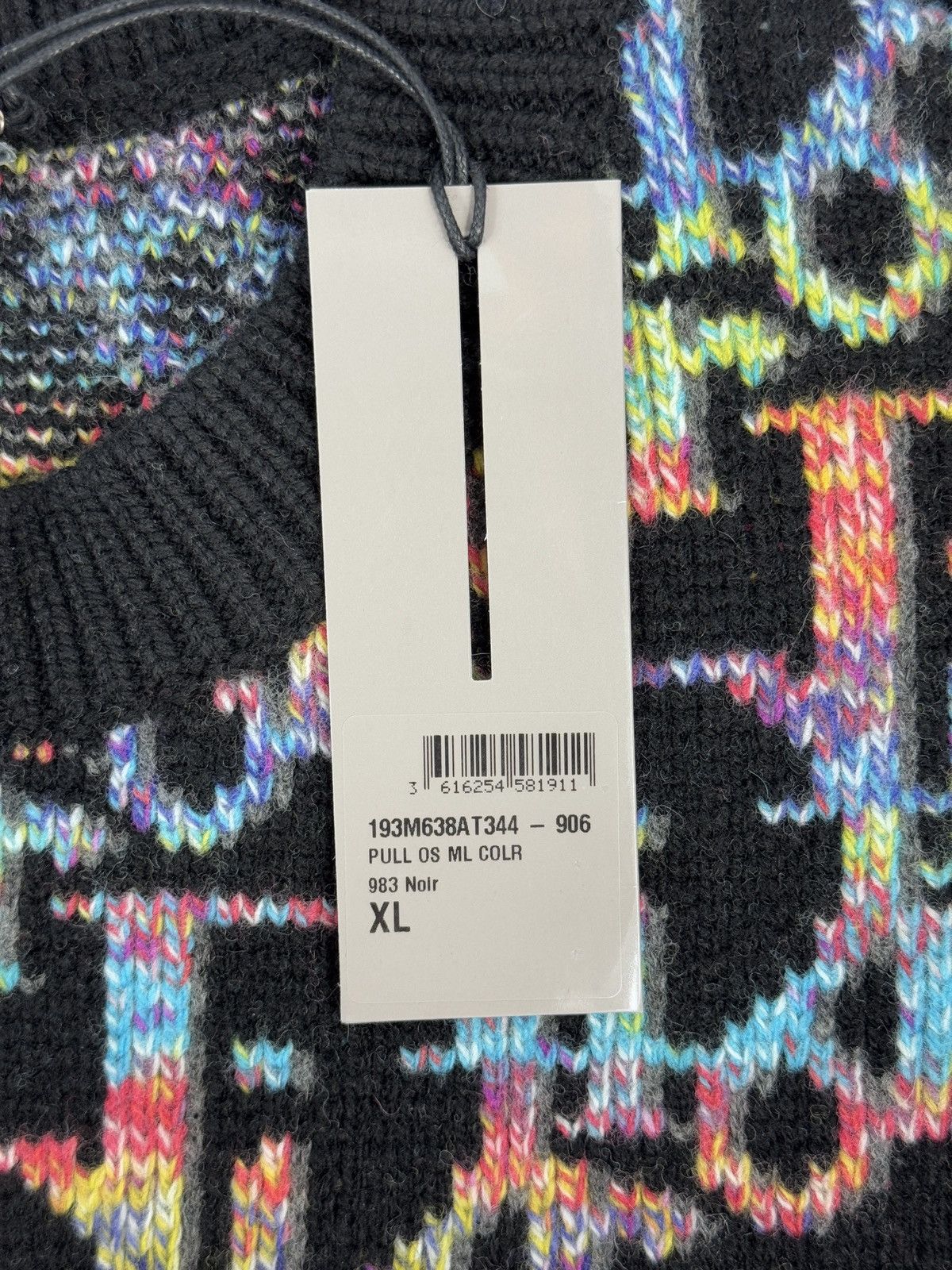 Dior LOGO PRINT KNIT JUMPER Size US XL / EU 56 / 4 - 4 Thumbnail