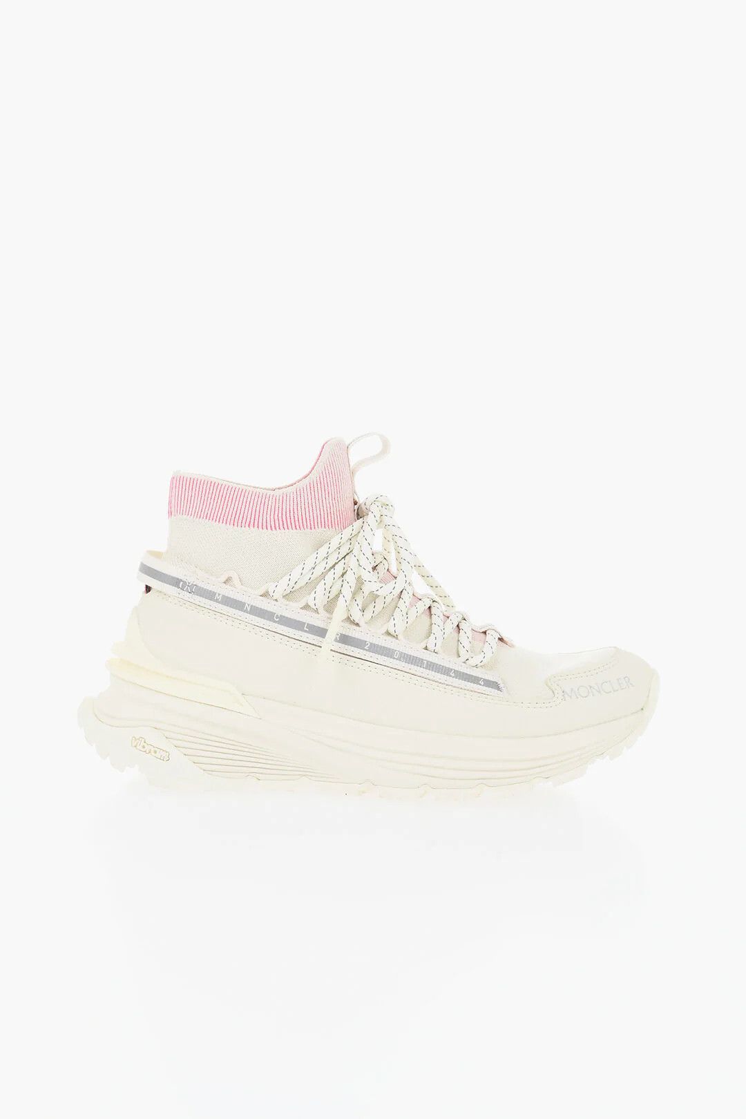 Moncler og1mm0426 Mid-Top Sneakers in White Size US 6 / IT 36 - 1 Thumbnail