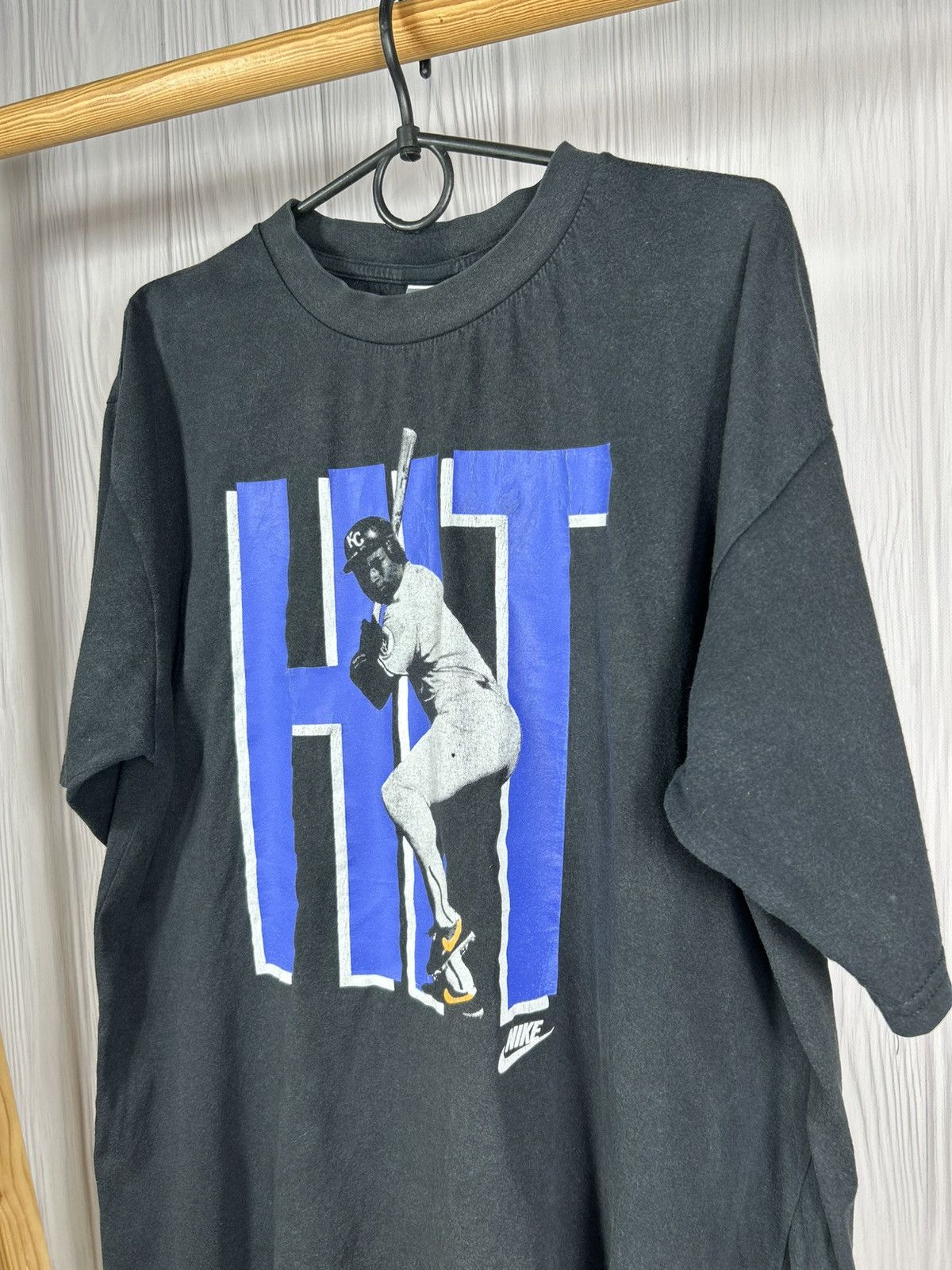 Nike Rare Vintage 80’s Nike Bo Jackson Hit & Run T-Shirt Size XL Size US XL / EU 56 / 4 - 3 Thumbnail