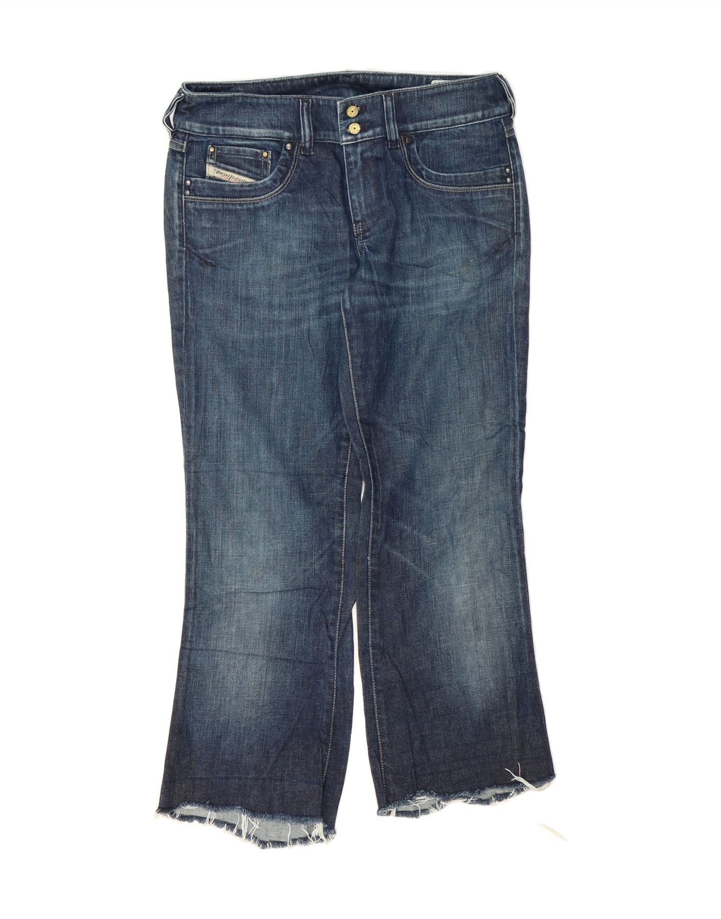 Diesel Womens Ronhar Straight Jeans W29 L34 Blue Cotton Size 42" / US 20 - 1 Thumbnail