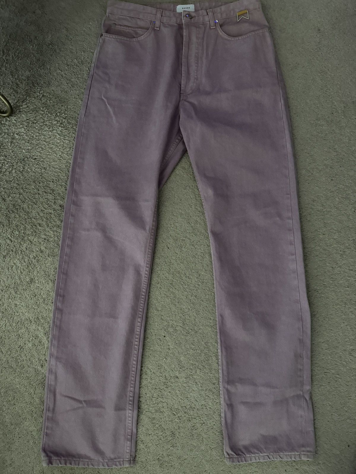 Rhude Rhude wide leg denim jeans size 34 Size US 34 / EU 50 - 1 Thumbnail
