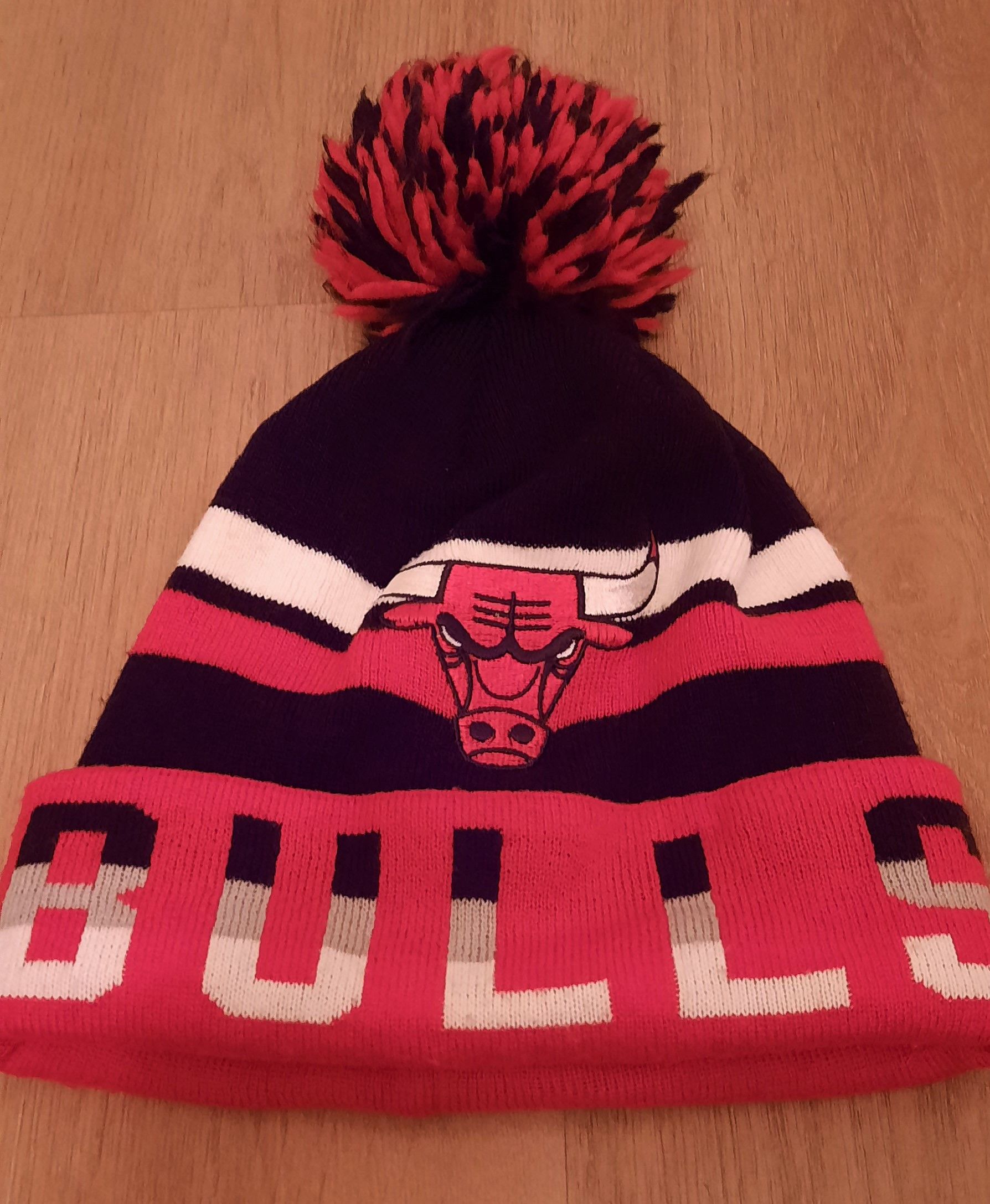 Mitchell & Ness Mitchell&Ness NBA Chicago Bulls Beanie Hat Size ONE SIZE - 1 Thumbnail