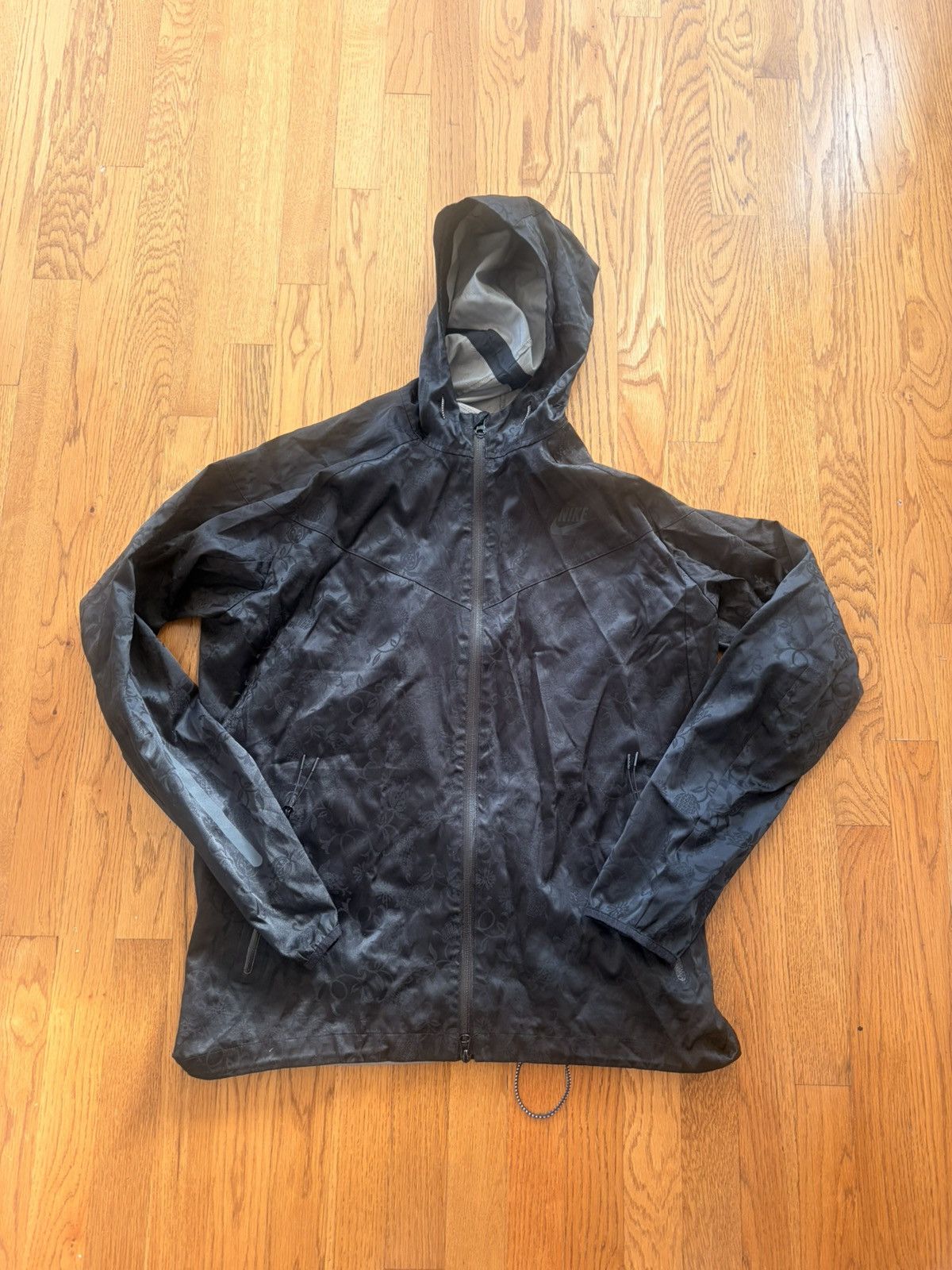 Nike Nike Black Jacquard Jacket Size US L / EU 52-54 / 3 - 1 Thumbnail