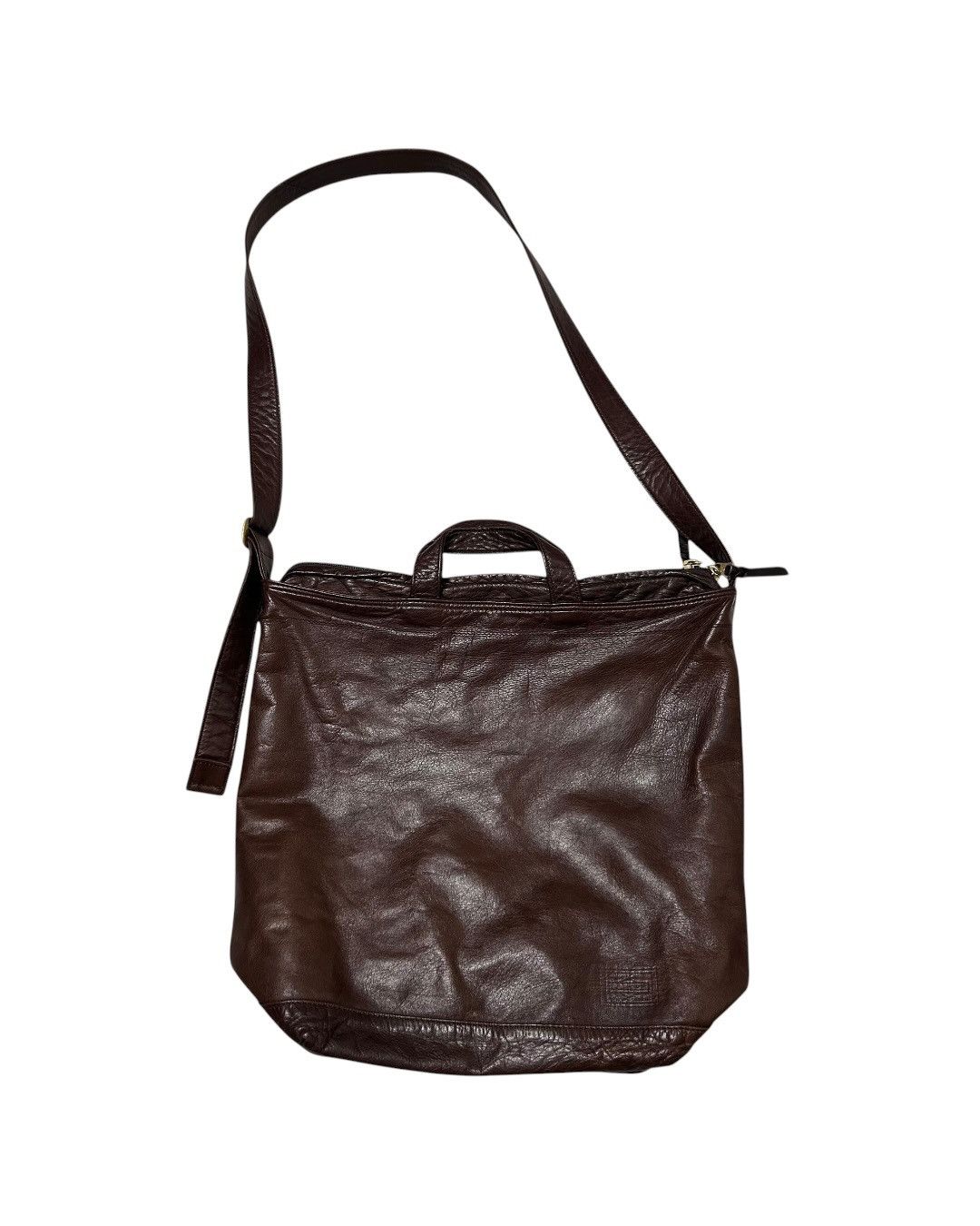 Porter 752 00s Porter Yoshida leather shoulder bag unisex brown Size ONE SIZE - 1 Thumbnail