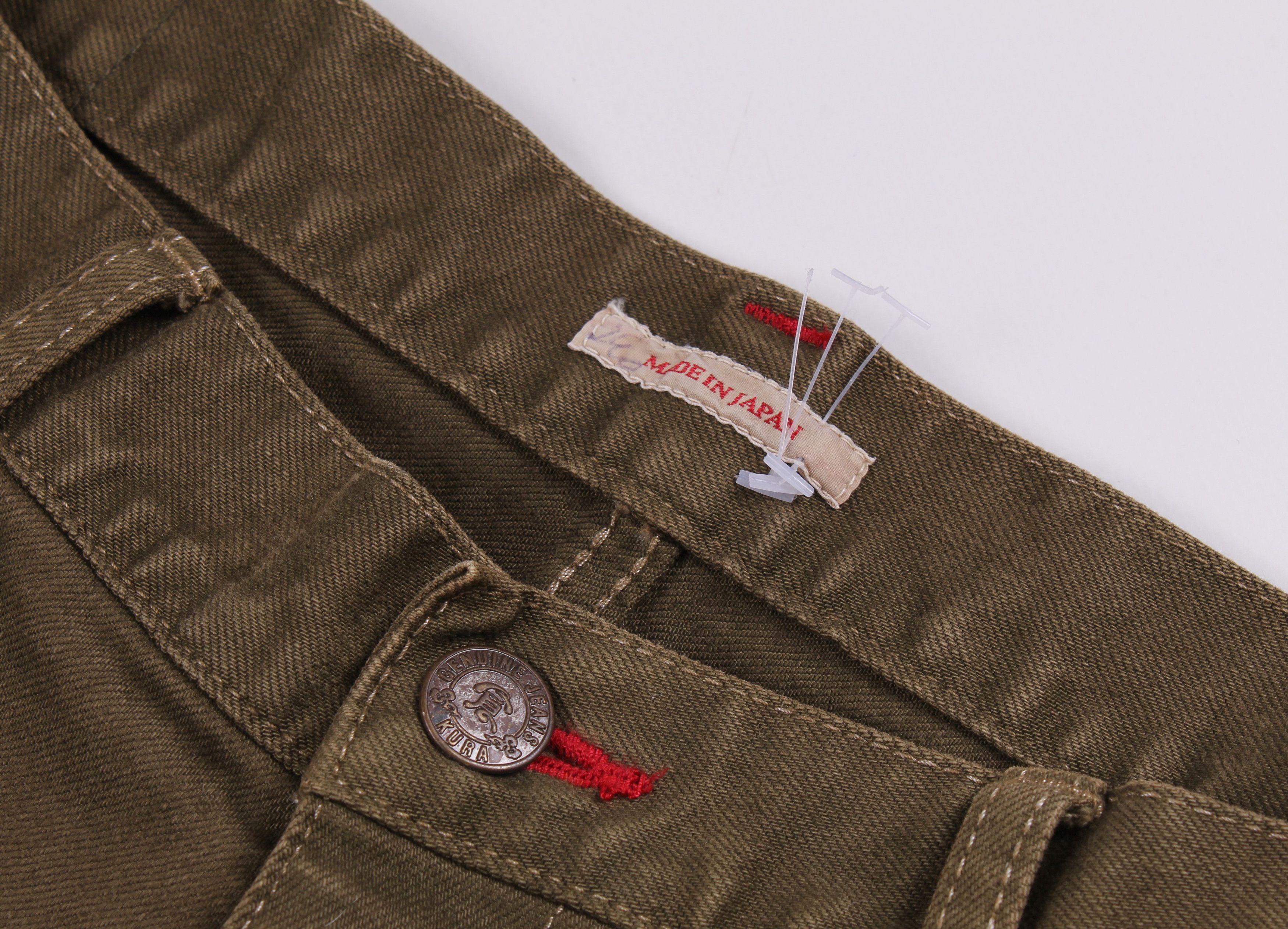 Designer × Japanese Brand × KURO Vintage Kura Japanese Double Knee Denim Jeans Size US 32 / EU 48 - 5 Thumbnail