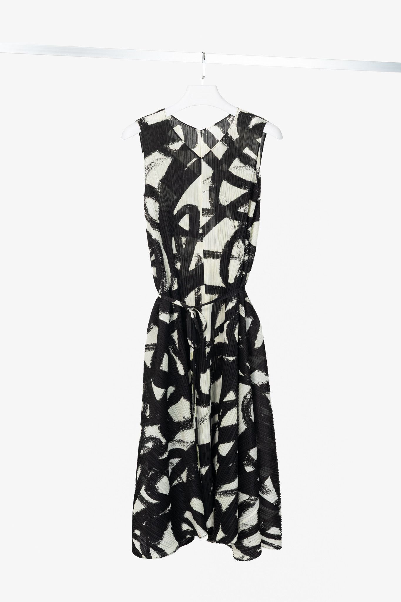 Pleats Please Issey Miyake Pleats Please Issey Miyake Spin Printed Midi Swing Dress Size XL / US 12-14 / IT 48-50 - 1 Thumbnail