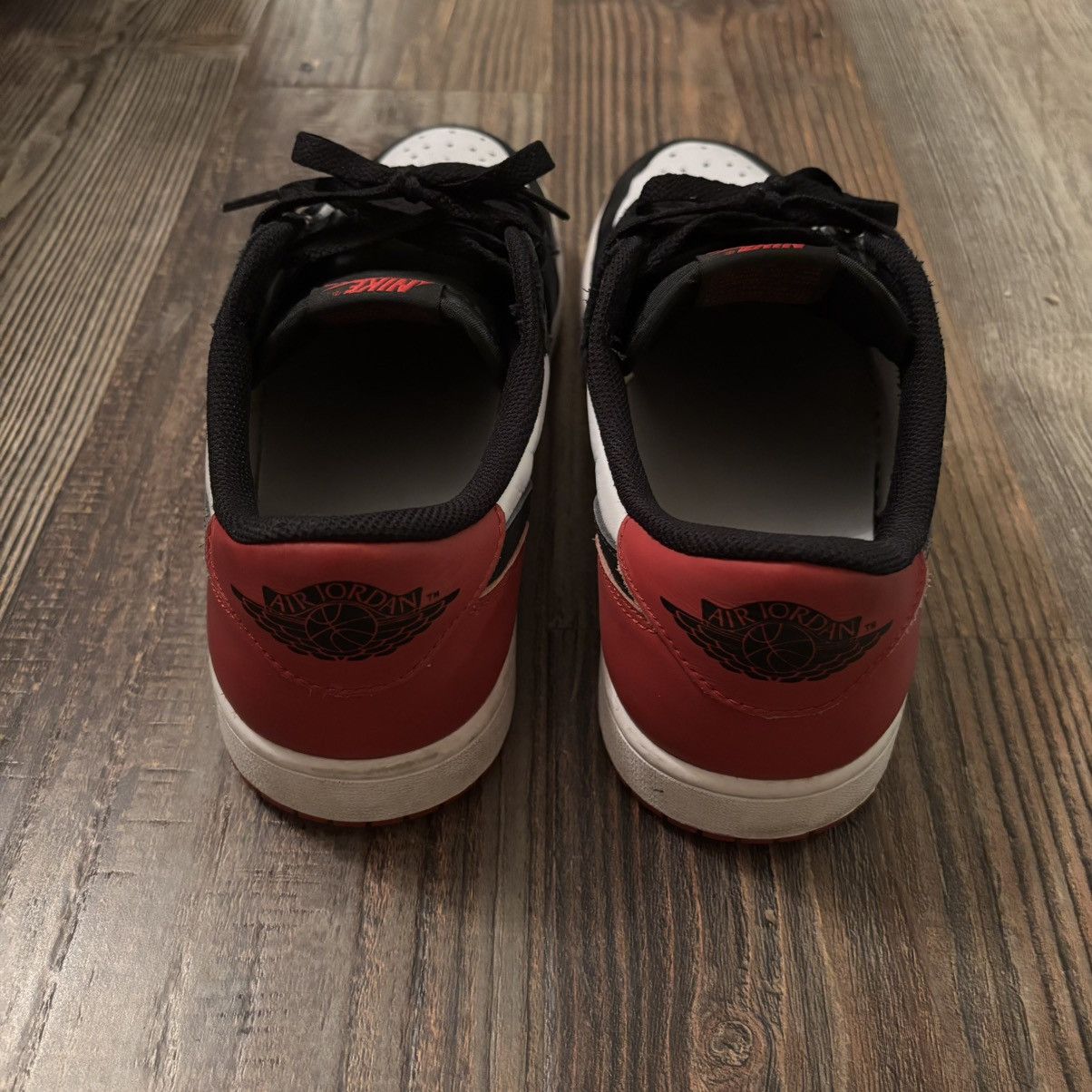Jordan Brand Jordan 1 Retro Low OG Black Toe Size US 10.5 / EU 43-44 - 5 Thumbnail