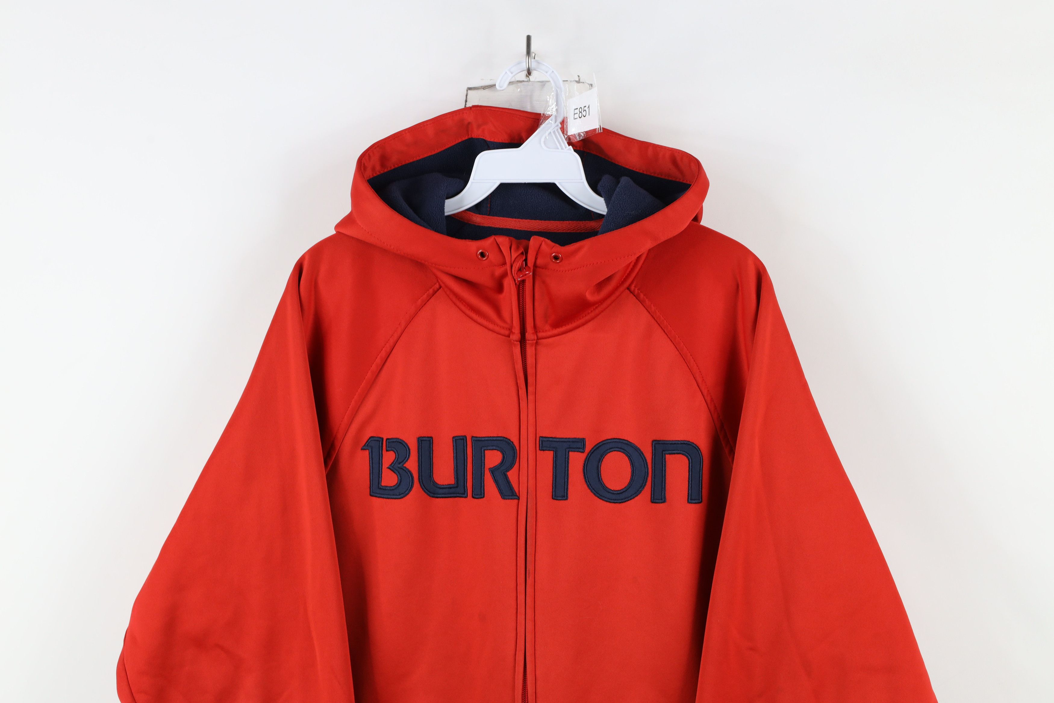 Burton × Vintage Vintage Y2K Burton Snowboards Spell Out Full Zip Hoodie Size US L / EU 52-54 / 3 - 2 Thumbnail