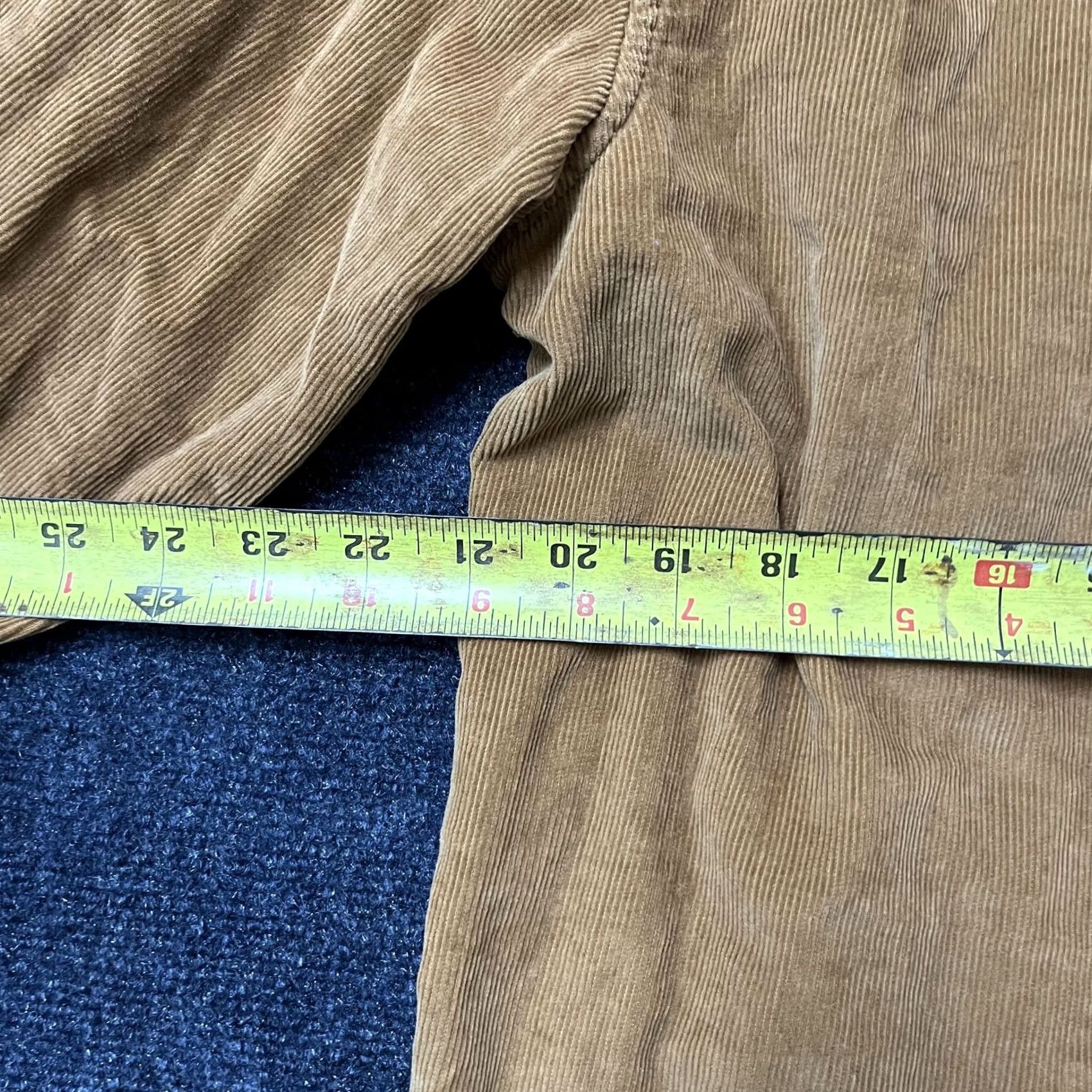 Vintage Alpine Design Shirt Mens Large Brown Corduroy Button Front Long Sleeve Size US L / EU 52-54 / 3 - 4 Thumbnail