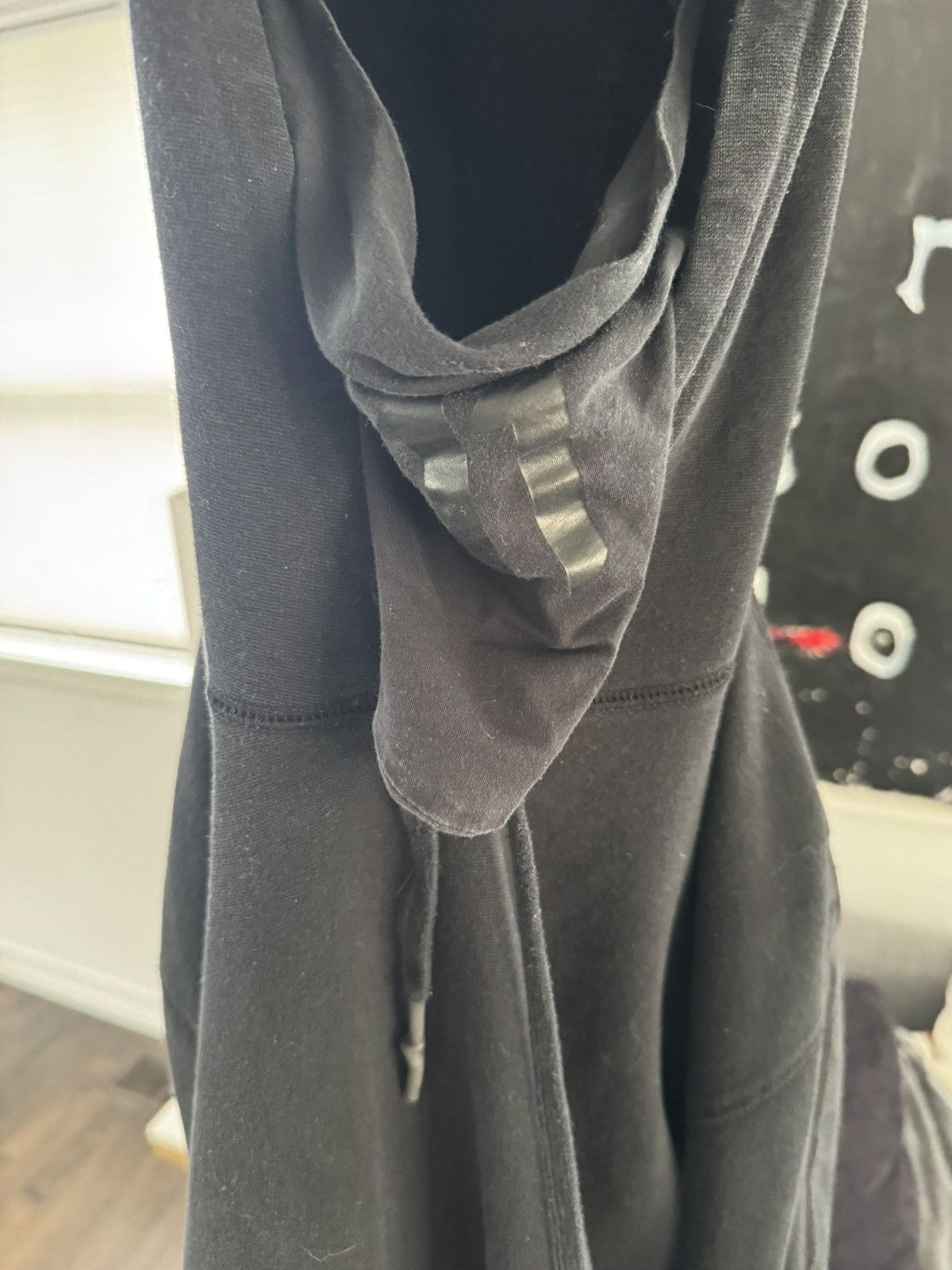 11 By Boris Bidjan Saberi Black Sweatshirt w/Built In Mask Size US XL / EU 56 / 4 - 4 Thumbnail