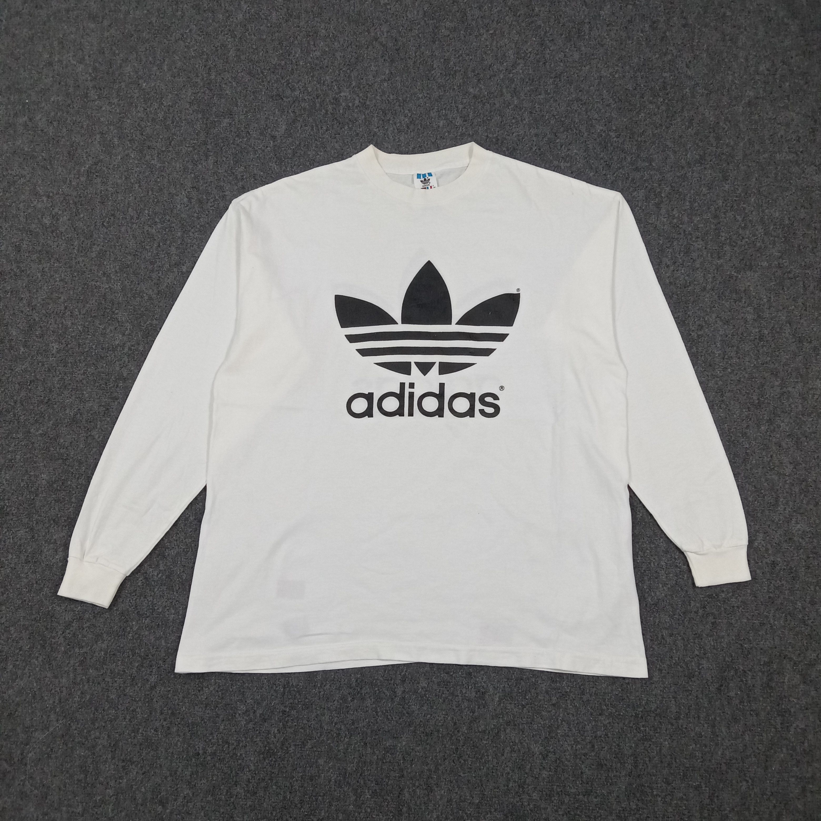 Adidas 90's Adidas Trefoil Made in USA Tshirt C285N75 Size US XL / EU 56 / 4 - 1 Thumbnail