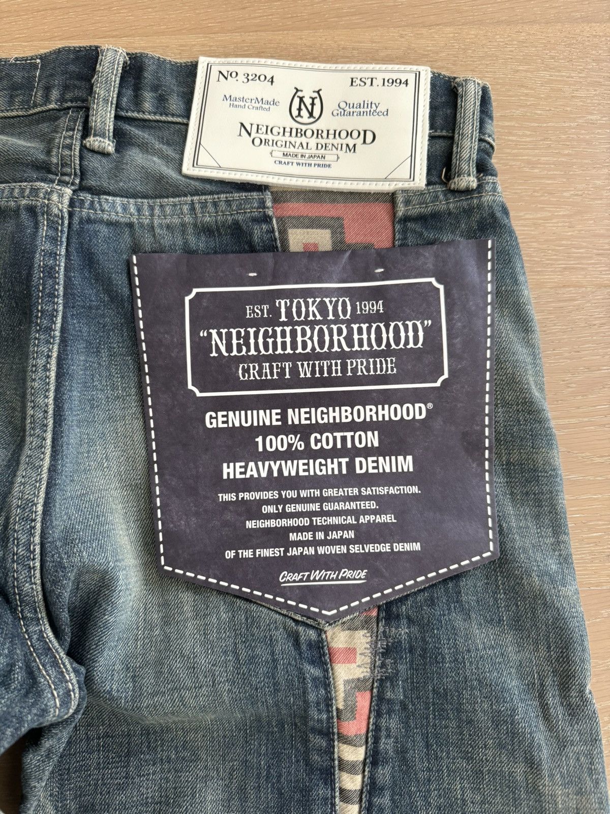 Neighborhood NEIGHBORHOOD DP Split Savage Narrow 14oz Jeans Denim Size US 32 / EU 48 - 6 Thumbnail