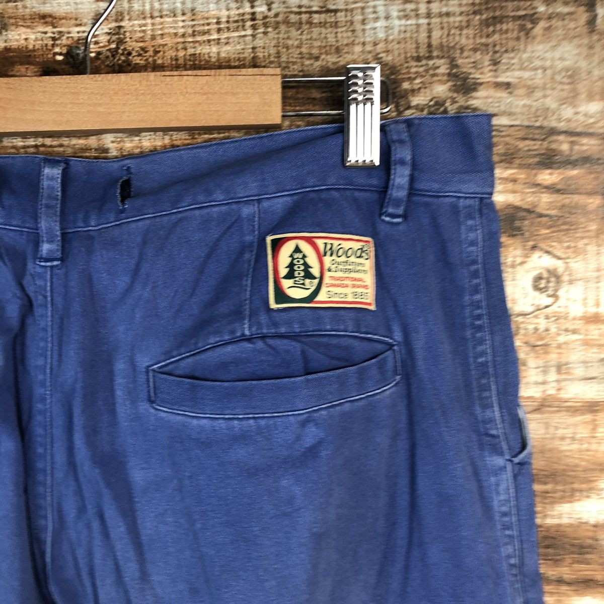 Other DL Woods Blue Cargo Multipocket Pants #C619 Size US 31 - 18 Thumbnail