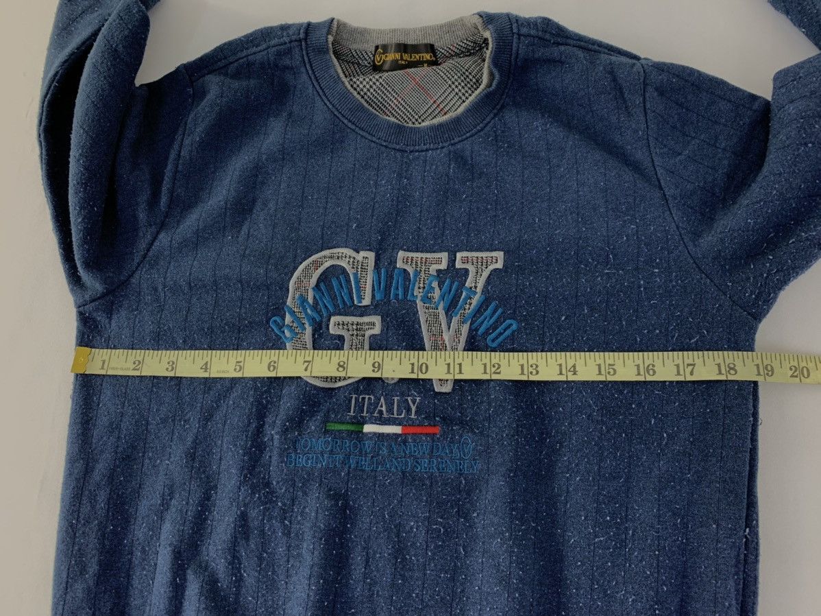 Gianni Valentino 90s Gianni Valentino GV Italy Embroidery Logo Sweatshirt Size US M / EU 48-50 / 2 - 8 Thumbnail