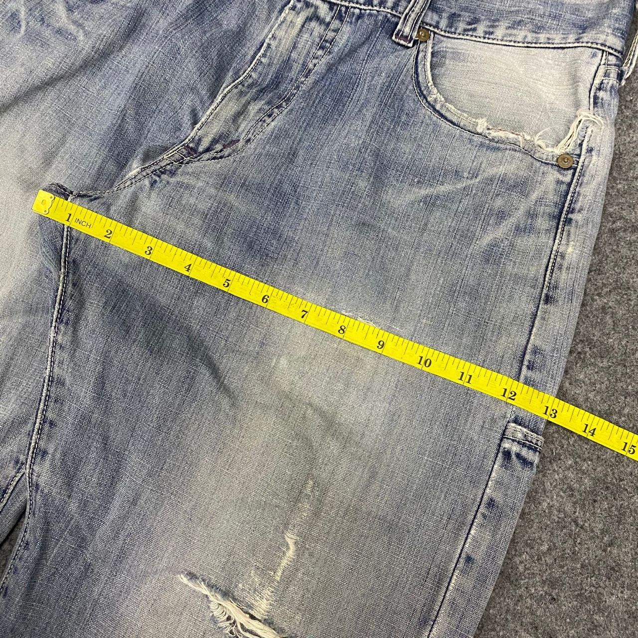 Japanese Brand 💥Vintage Levis Buckle Back Carpenter Distressed Distressed Size US 34 / EU 50 - 6 Thumbnail