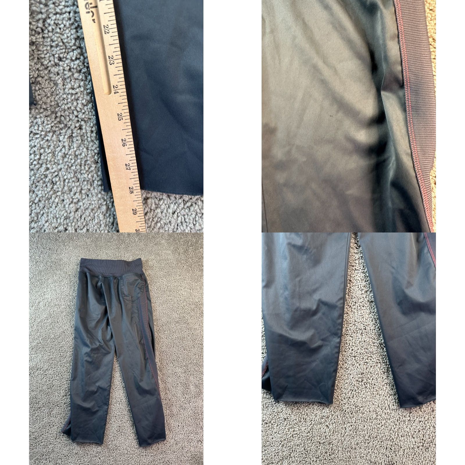 Nike Nike Track Pants Womens XS Gray Pink Pull On Stretch Regular Inseam 28in Logo 90s? (adjusted) Size 26" / US 2 / IT 38 - 8 Thumbnail