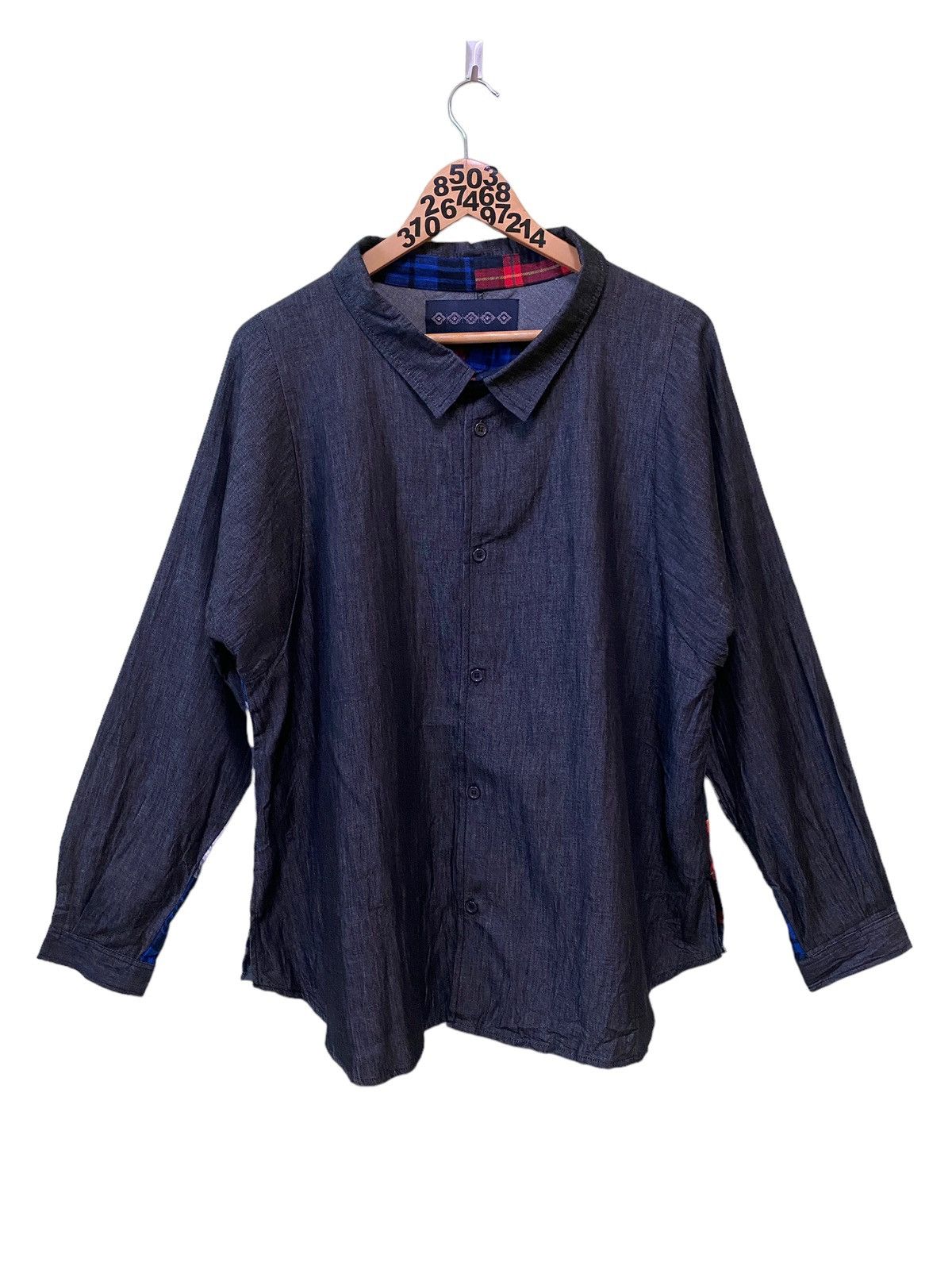 Designer Vintage Japan KOHAKU Patchworks Rebuild SHIRT Size US XL / EU 56 / 4 - 2 Thumbnail
