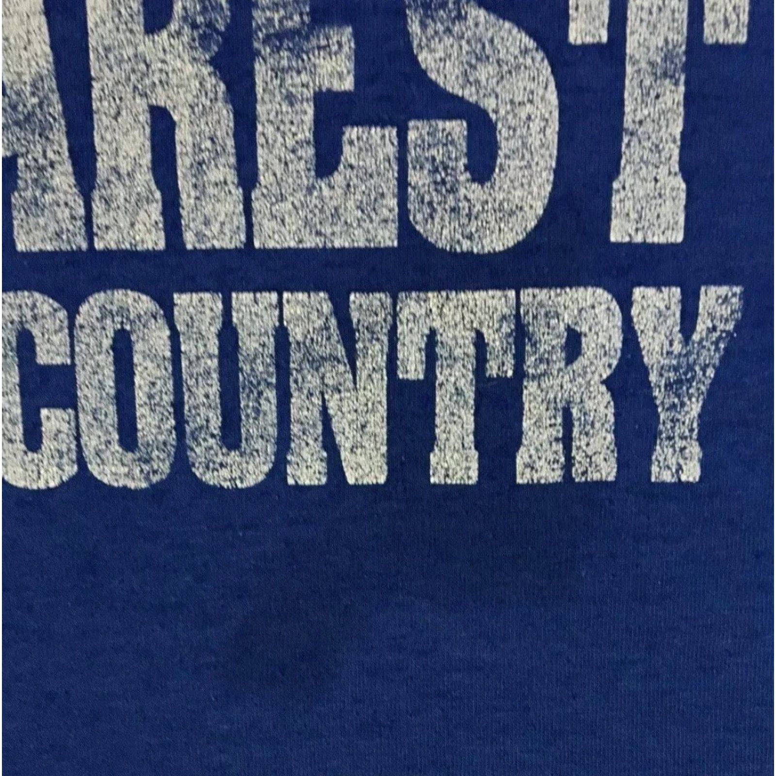 Vintage VINTAGE Demarest Cross Country Shirt M Blue 90s Distressed Russell Athletic College University Sports Track & Field Mens Mens Size US M / EU 48-50 / 2 - 7 Thumbnail