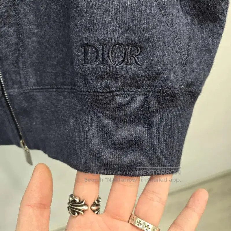 Dior Dior Men's Dark Blue Cotton Hoodie . Size US S / EU 44-46 / 1 - 3 Thumbnail