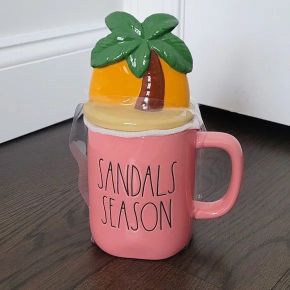 Other Rae Dunn Sandal Season Figural Lidded Mug Size ONE SIZE - 2 Thumbnail