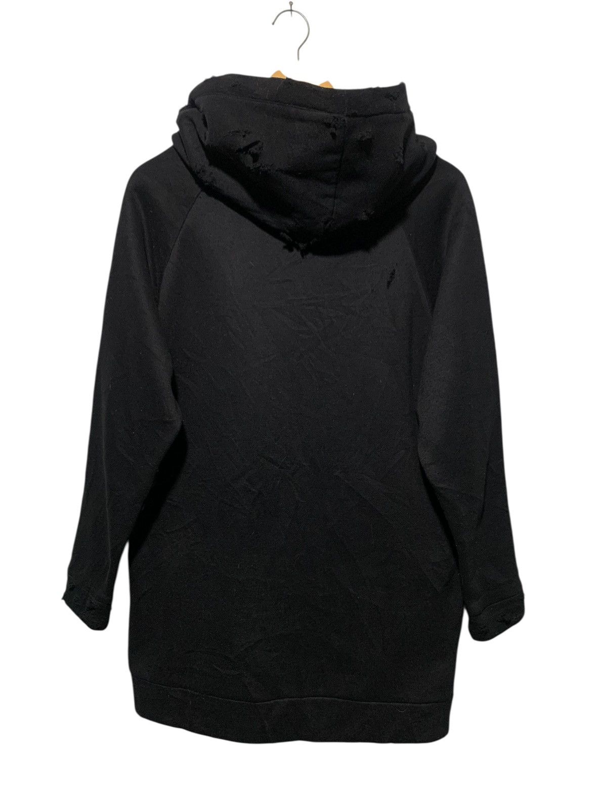 If Six Was Nine × Kansai Yamamoto × Le Grande Bleu (L.G.B.) Vtg Kansai asymmetrical distressed gothic punk styled hoodie Size US L / EU 52-54 / 3 - 9 Thumbnail