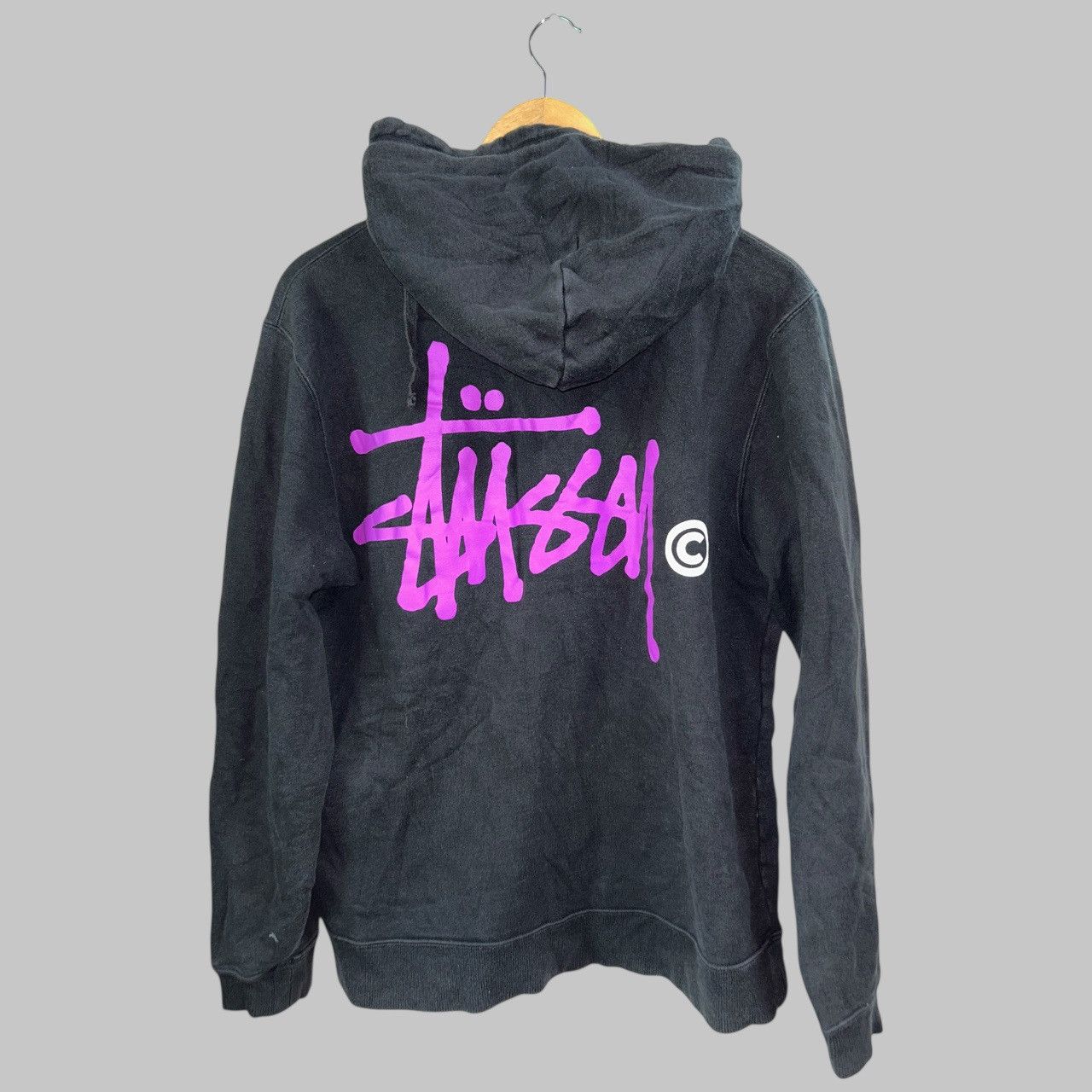 Stussy Basic Logo Zip Up Hoodie Size US L / EU 52-54 / 3 - 4 Thumbnail