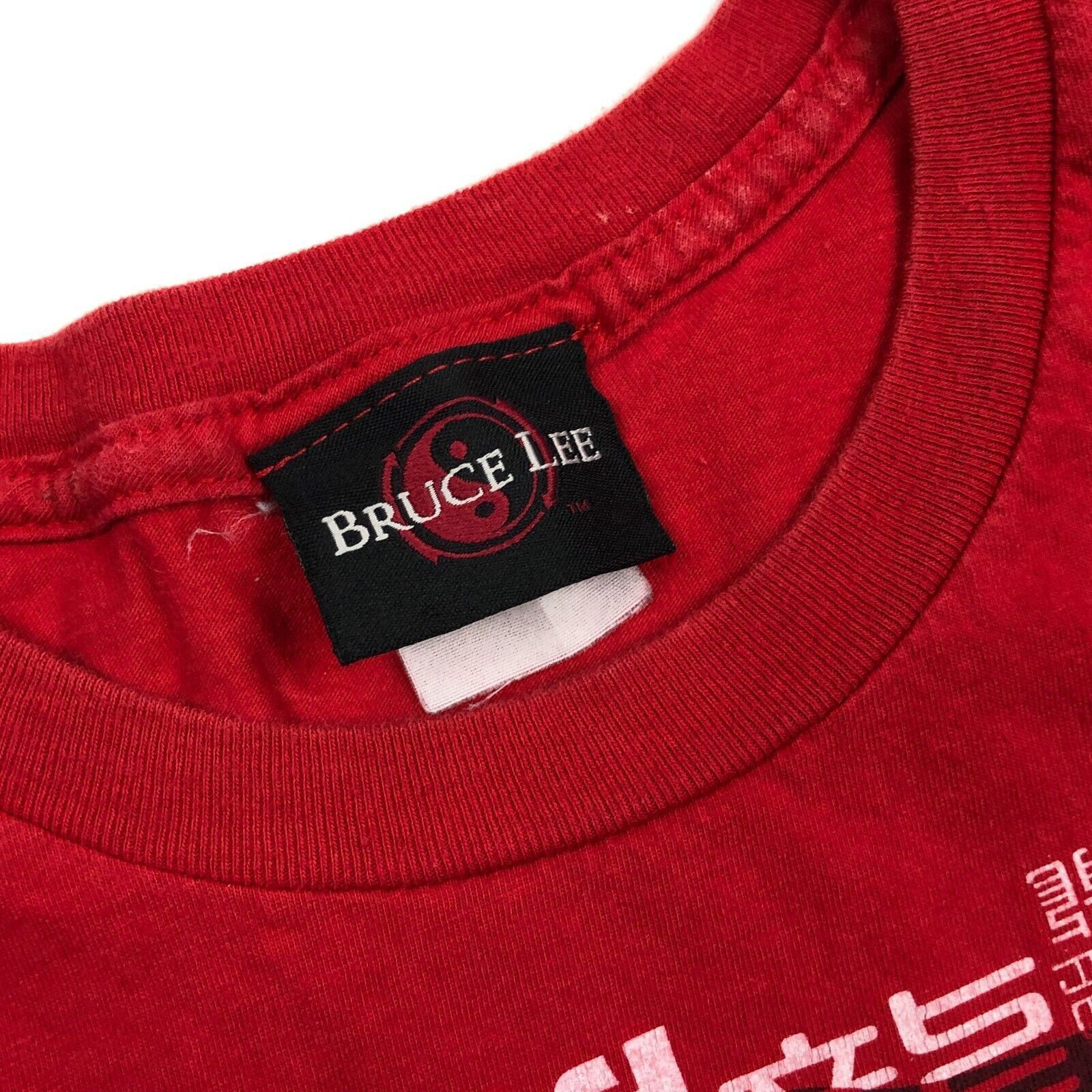 Vintage Vintage Bruce Lee Red Portrait Photo Script Tee Large L Size US L / EU 52-54 / 3 - 3 Thumbnail