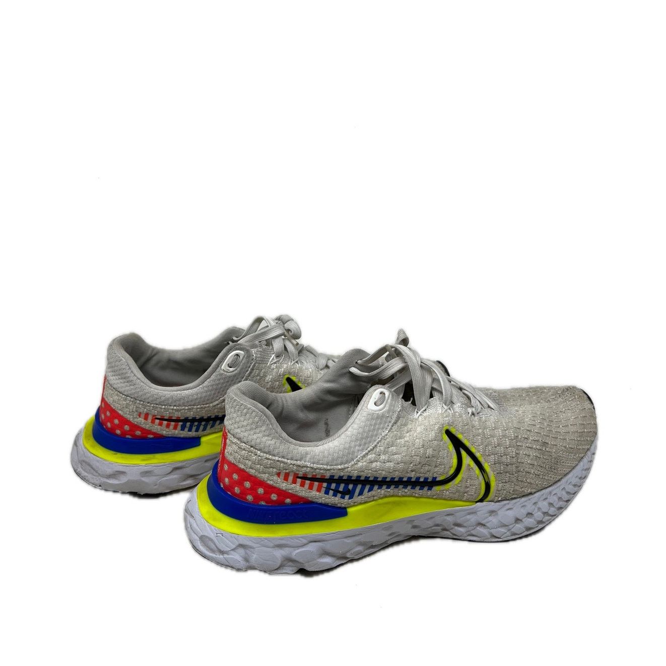 Nike Nike React Infinity Run Flyknit 3 Prem White Volt Racer Blue Size US 9 / EU 42 - 3 Thumbnail