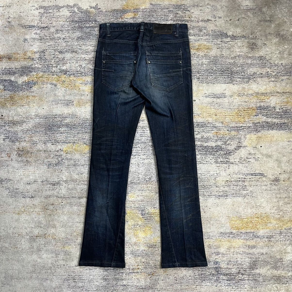If Six Was Nine × Le Grande Bleu (L.G.B.) × Tornado Mart Tornado Mart japan boot cut wash denim pants Size 30" / US 8 / IT 44 - 2 Thumbnail