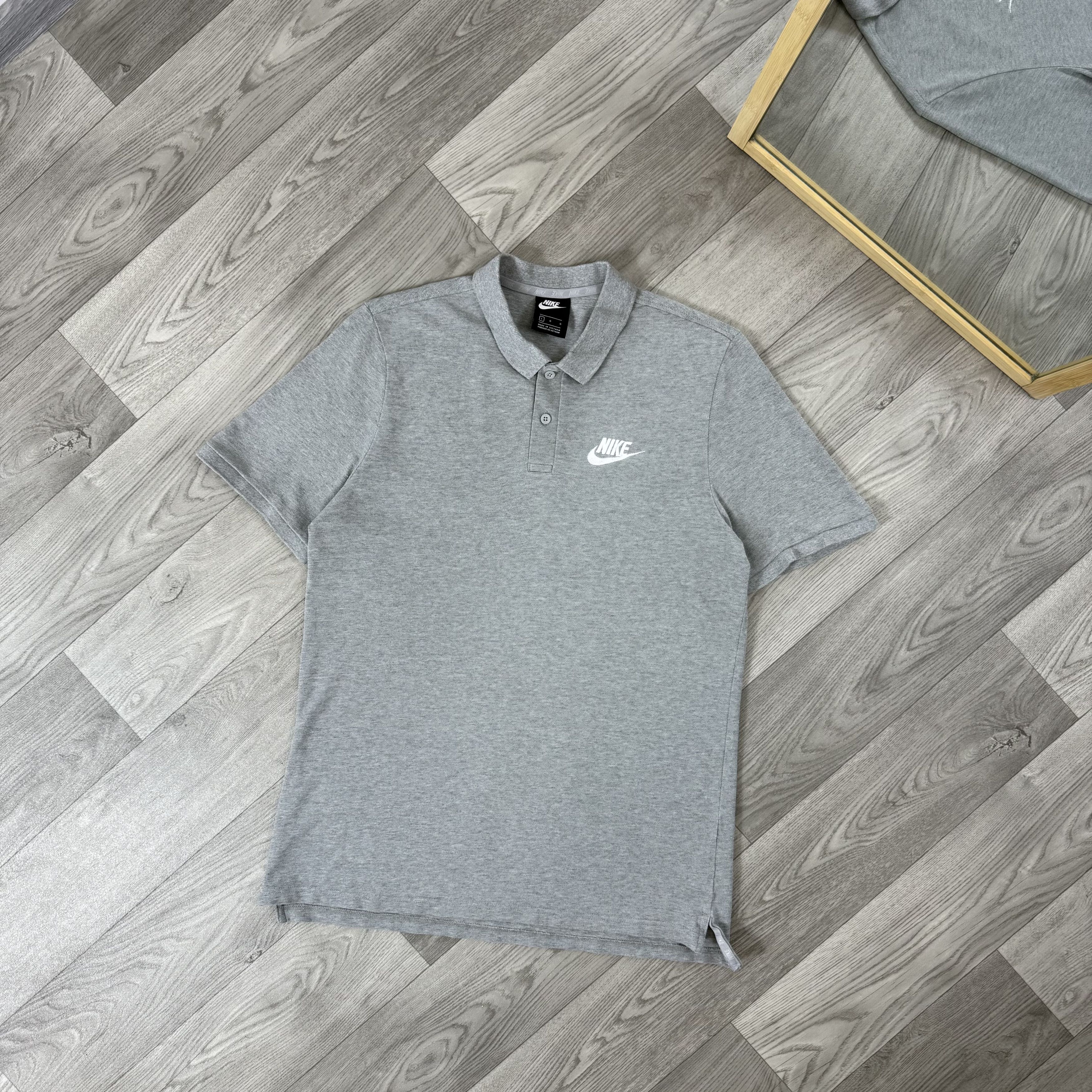 Nike Nike NSW Grey Polo Tee Shirt L Size US L / EU 52-54 / 3 - 1 Thumbnail
