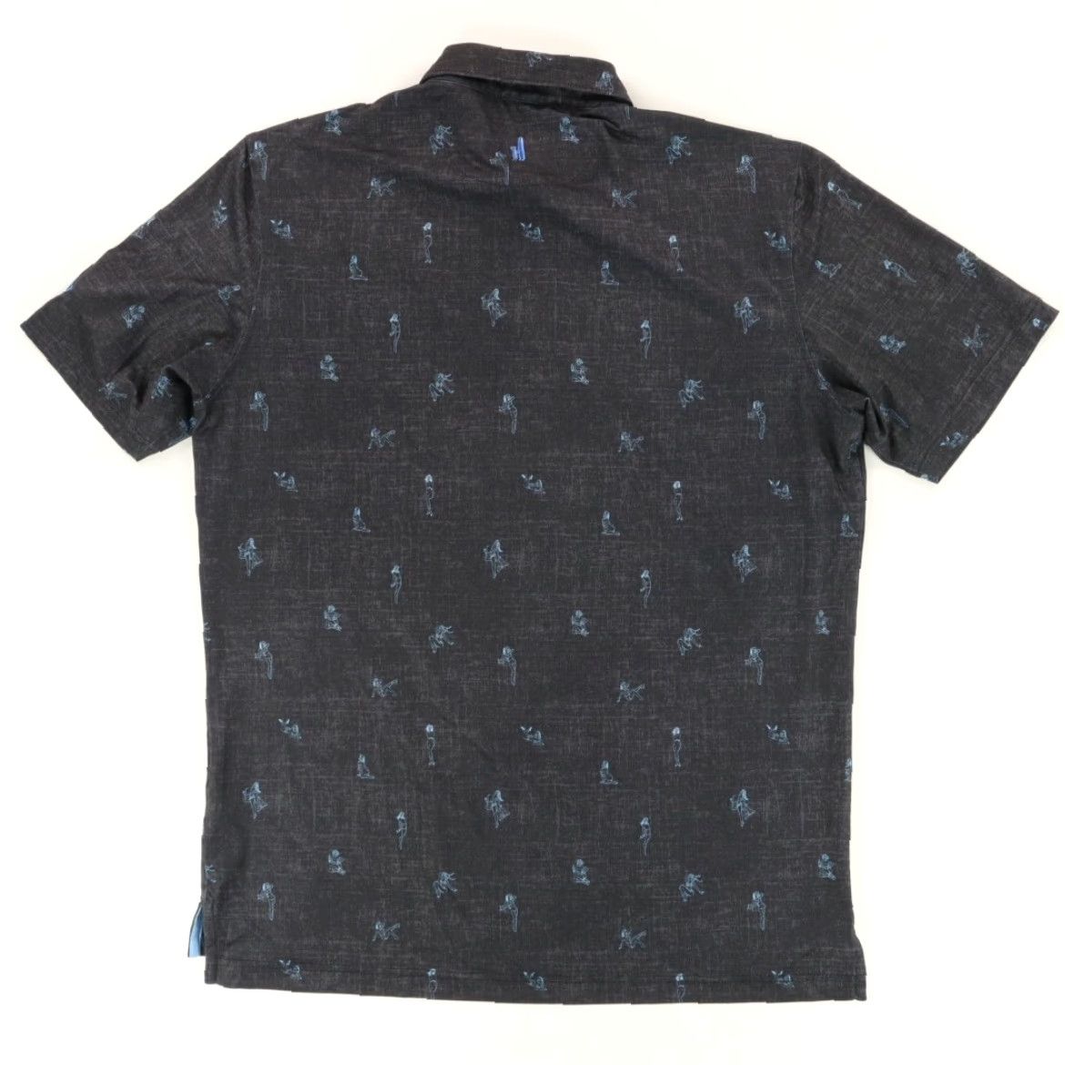 johnnie-O Johnnie-O Pin Up Girls Stretch Polo Shirt Charcoal Men's L Shirt Polo Short Sleeve Collared Relaxed Solid Vintage No Size US L / EU 52-54 / 3 - 4 Thumbnail