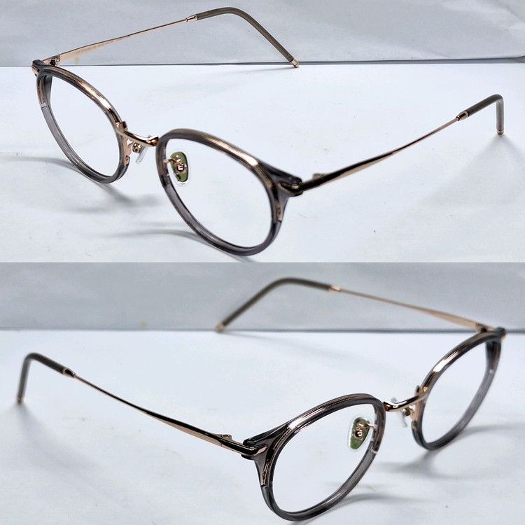 JINS JINS Classic Combi URF-19A-034 Boston Rose Gold & Grey Size ONE SIZE - 9 Thumbnail