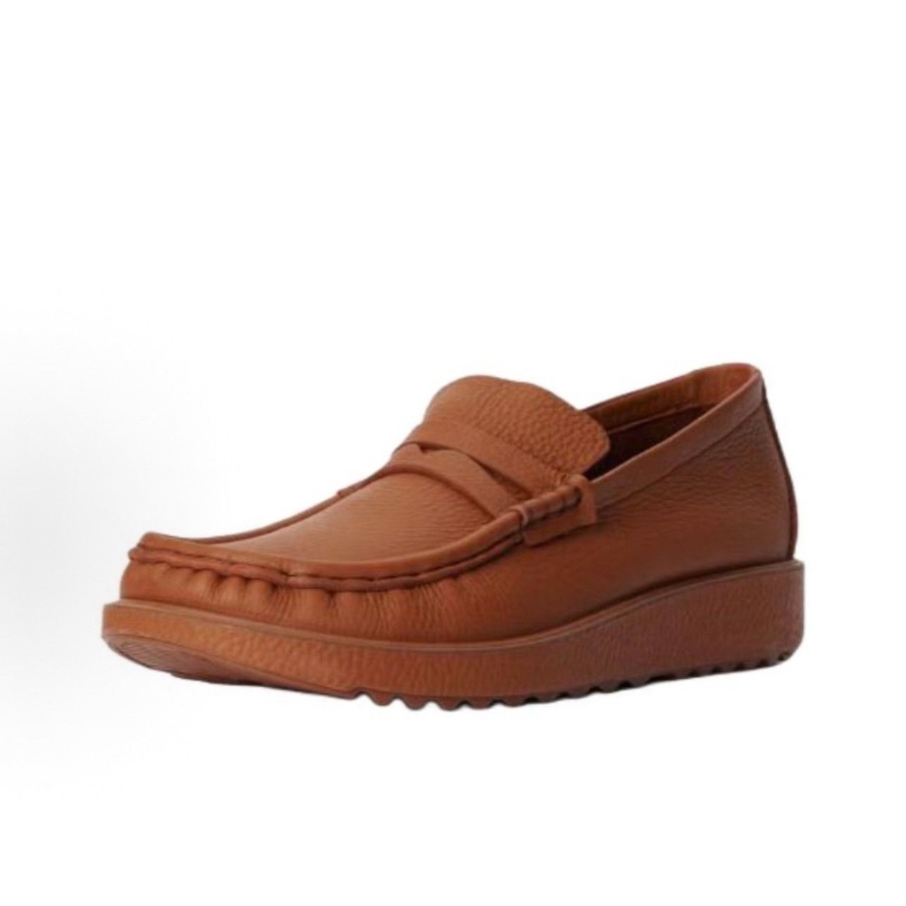 Ecco ECCO AT. KOLLEKTIVE MEN'S 46 BROWN LEATHER JOKE LOAFER NIB Size US 12.5 / EU 45-46 - 1 Thumbnail