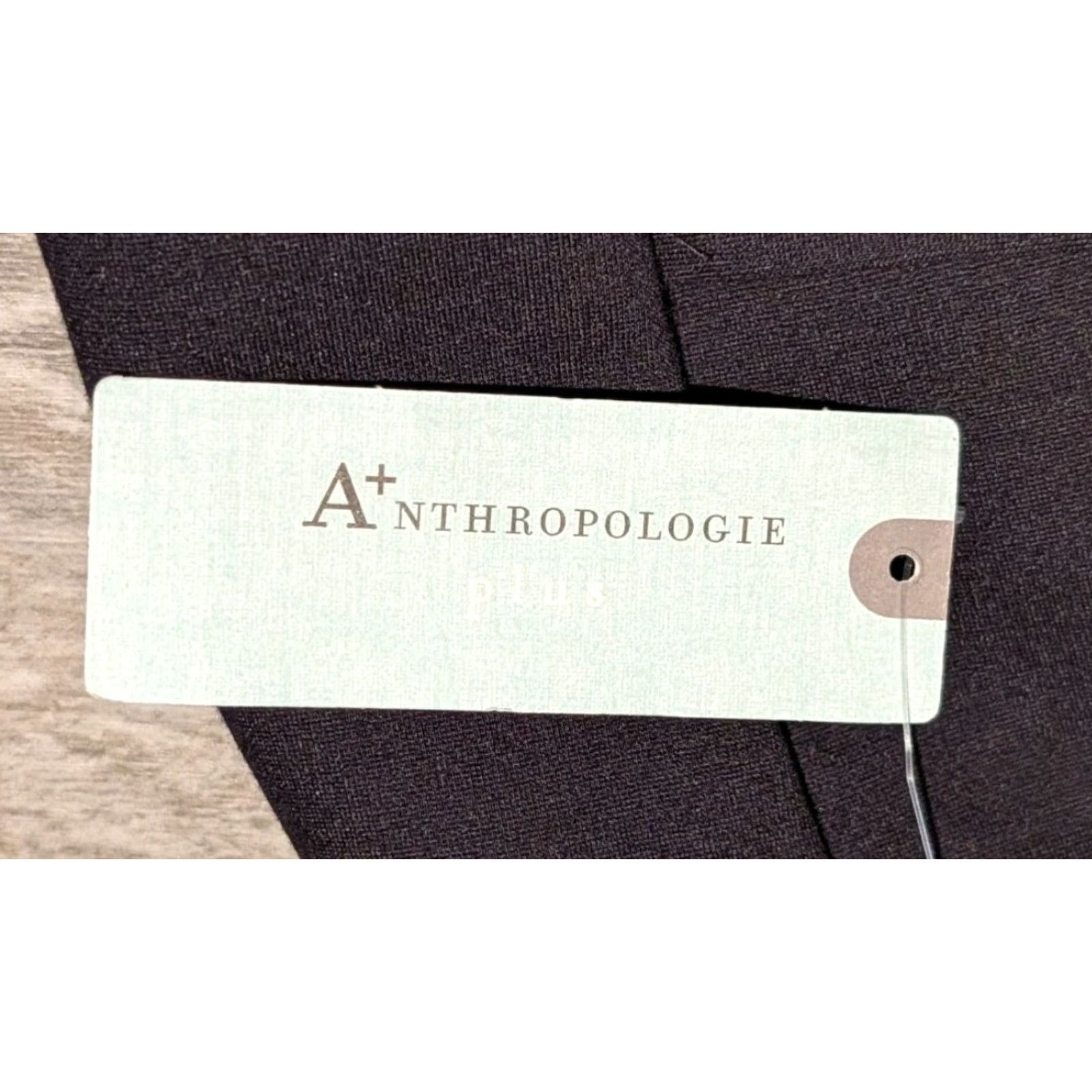 Anthropologie NWT Anthropologie Pants Women’s 24 Plus Black Essential Trousers Bootcut Flare Size 42" / US 20 - 4 Thumbnail