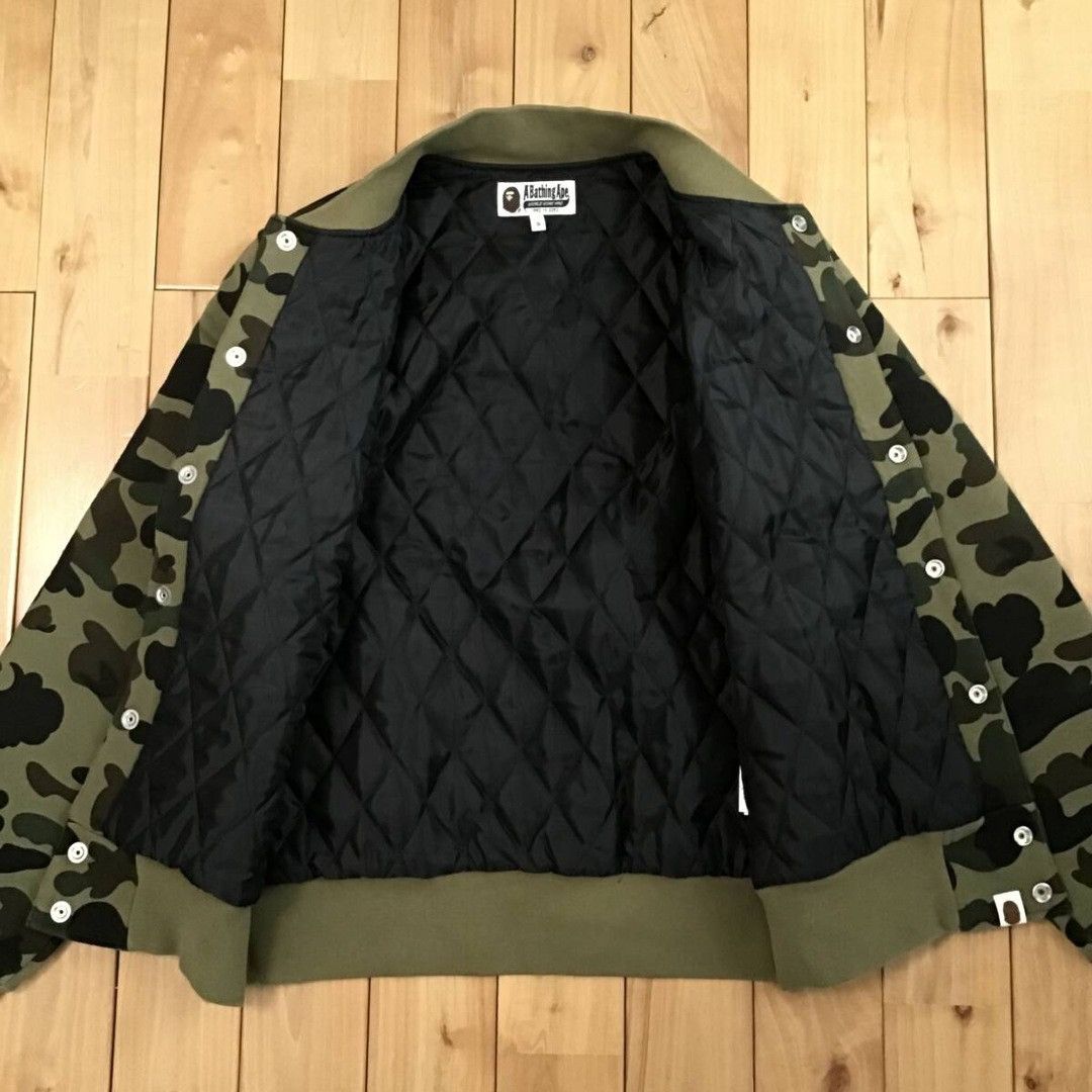 Bape BAPE camo Sweat varsity jacket 1st camo green a bathing ape Size US S / EU 44-46 / 1 - 3 Thumbnail