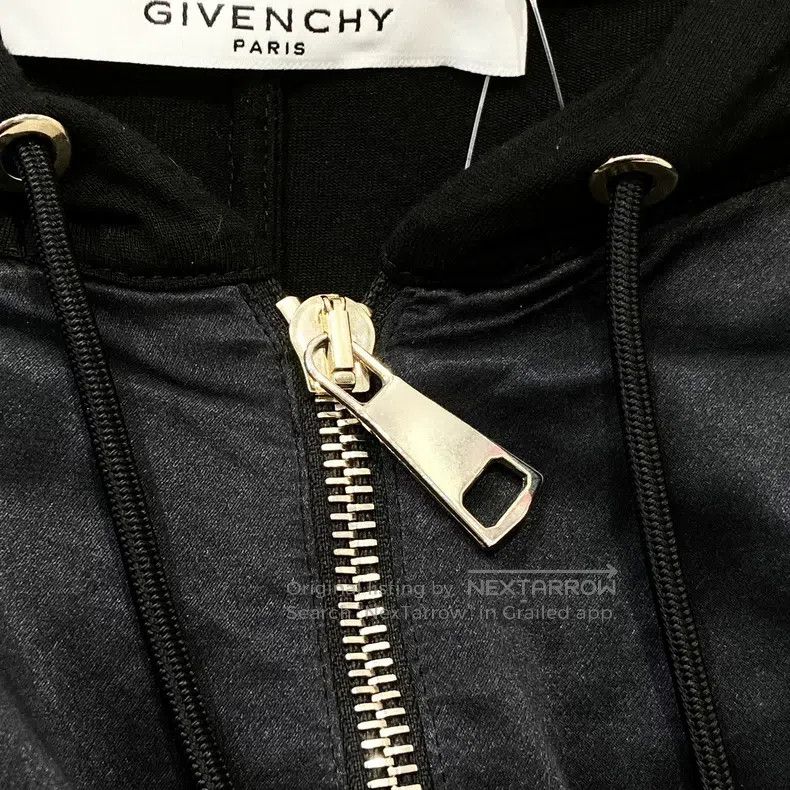 Givenchy Givenchy Size40 Black Hooded Zip-Up Long Coat Size US M / EU 48-50 / 2 - 4 Thumbnail