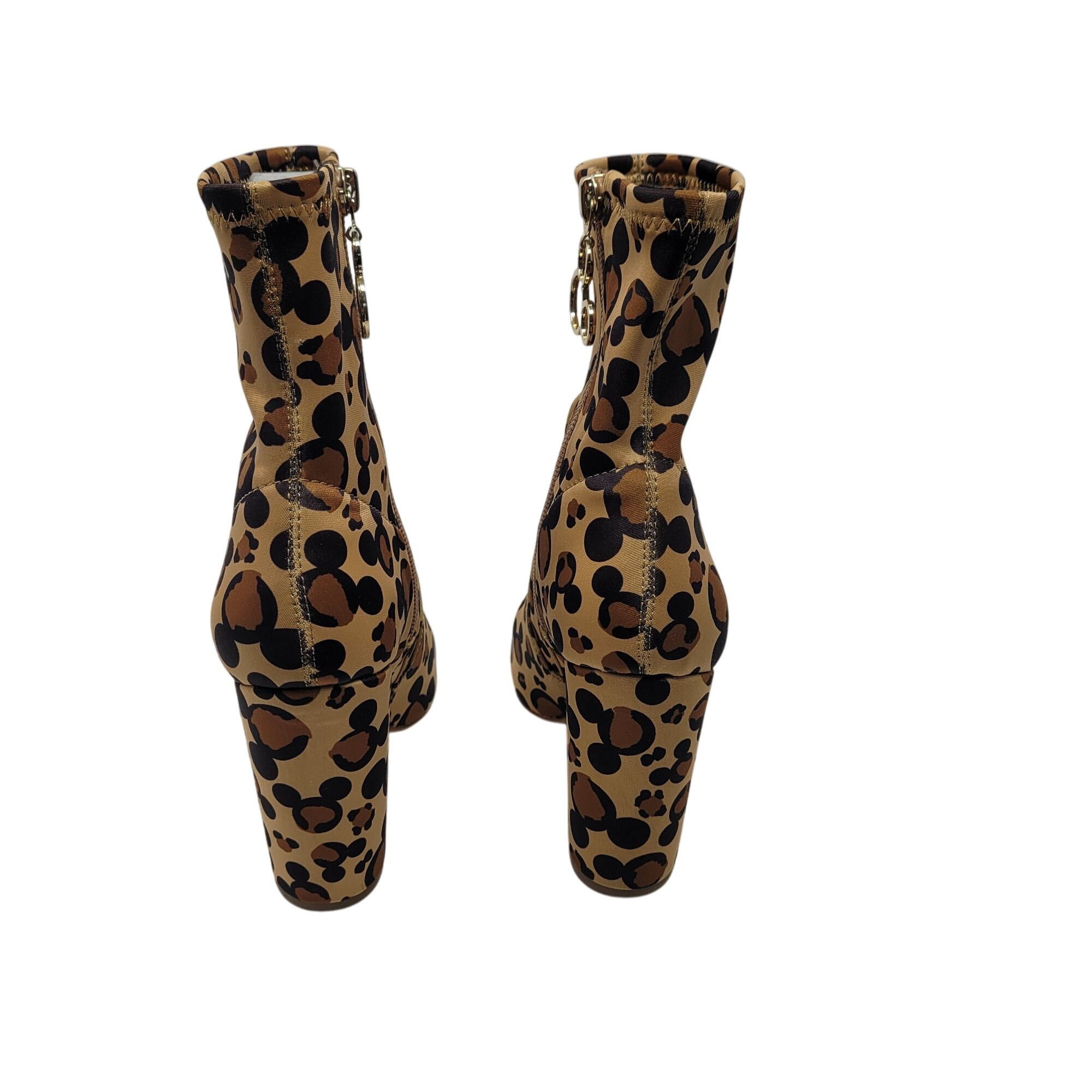 Aldo × Disney Disney X Aldo Step In Magic Leopard Chunky Heel Sock Bootie Size US 6 / IT 36 - 7 Thumbnail