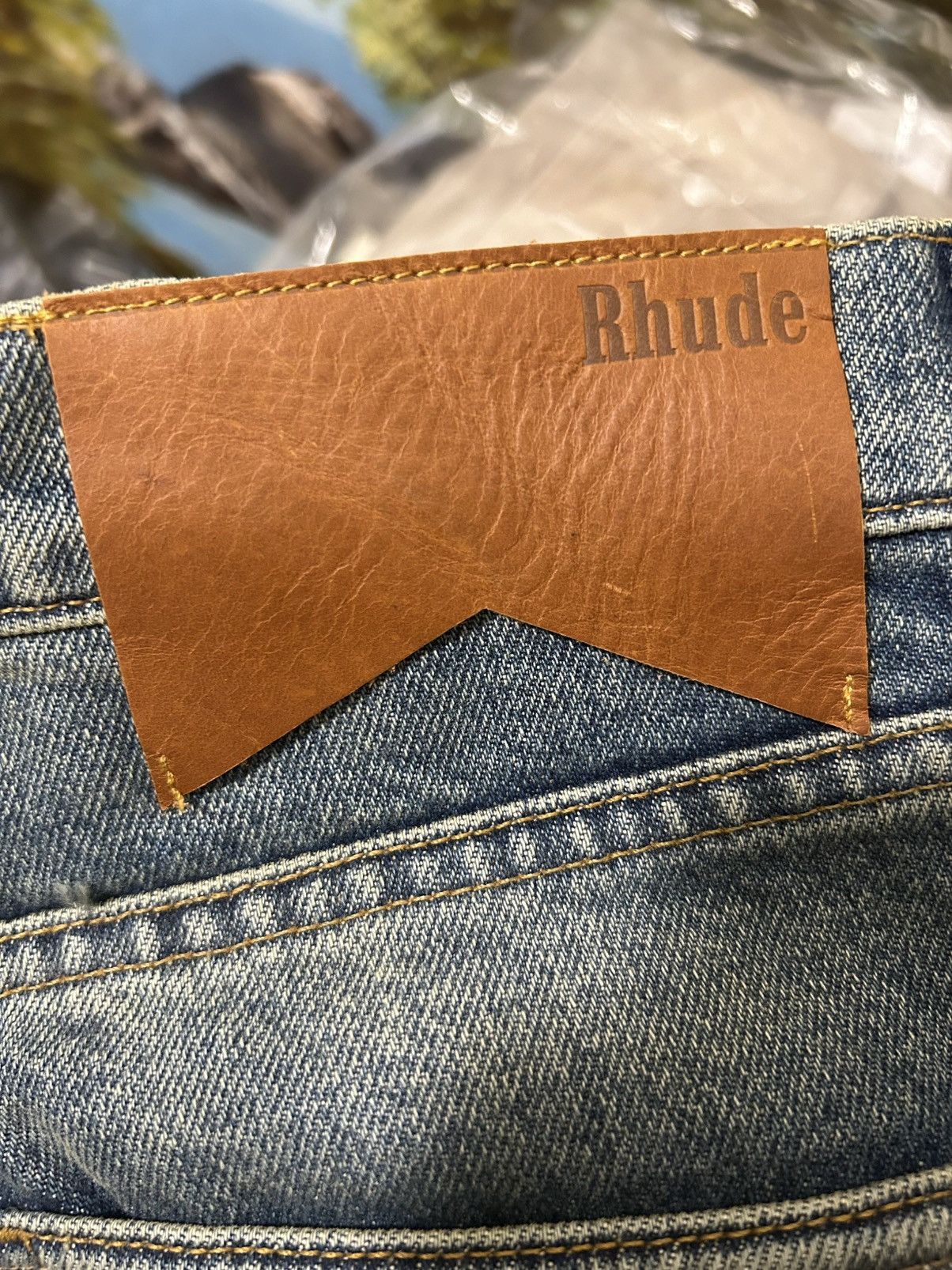 Rhude Rhude 90s indigo denim Size US 33 - 5 Thumbnail